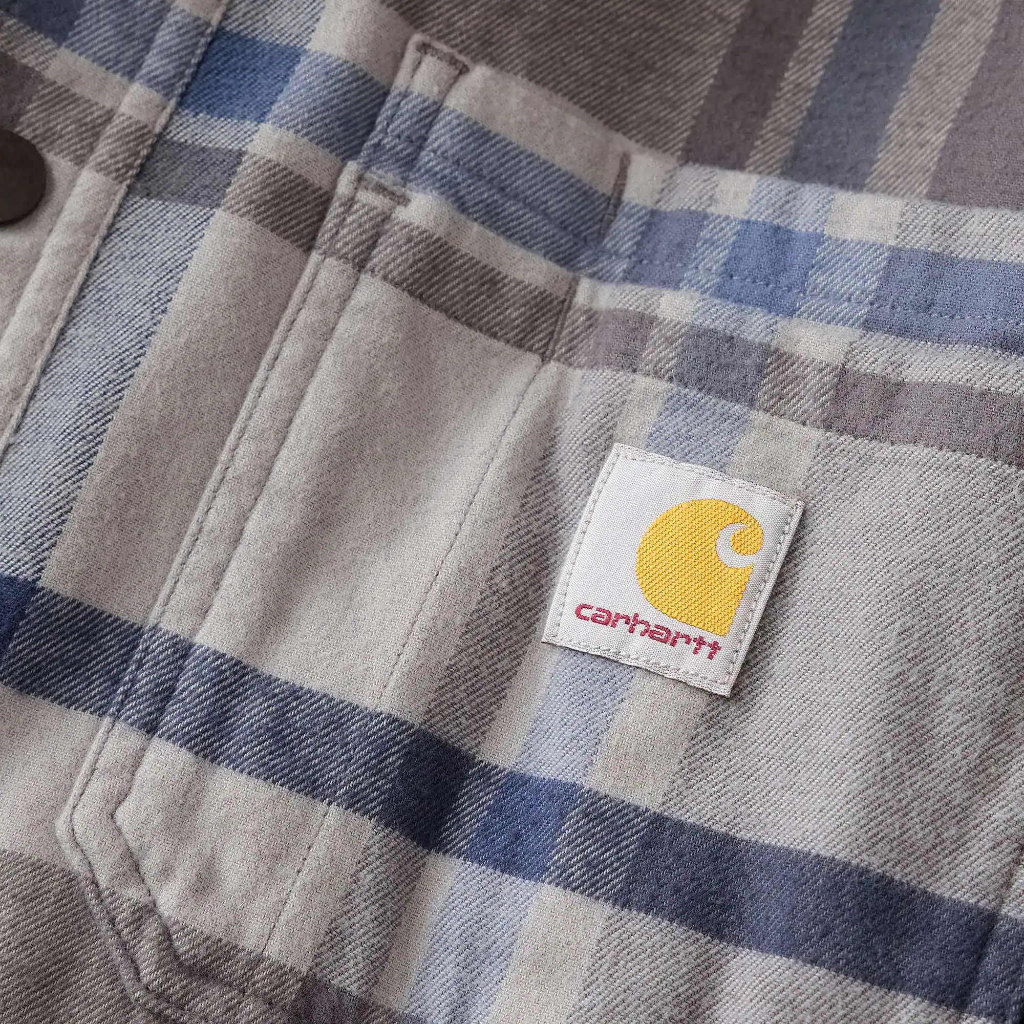 Rugged Flex® Relaxed Fit Flannel Fleece Lined Hooded Shirt Jac