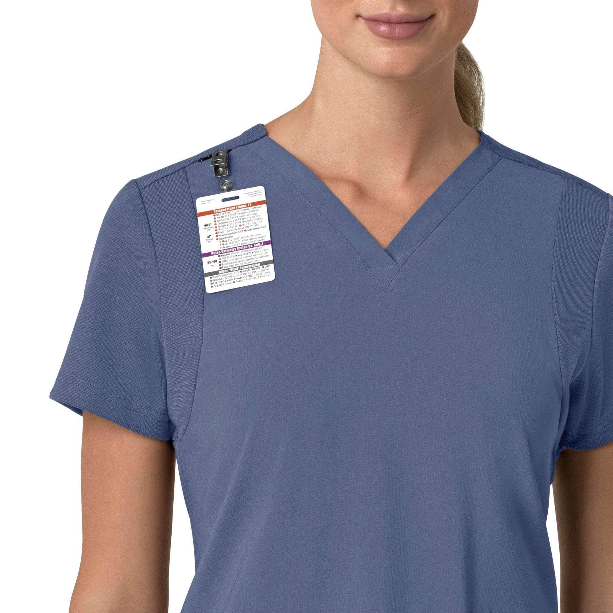 Women's Force Cross-Flex  Flex Panel V-Neck Scrub Top