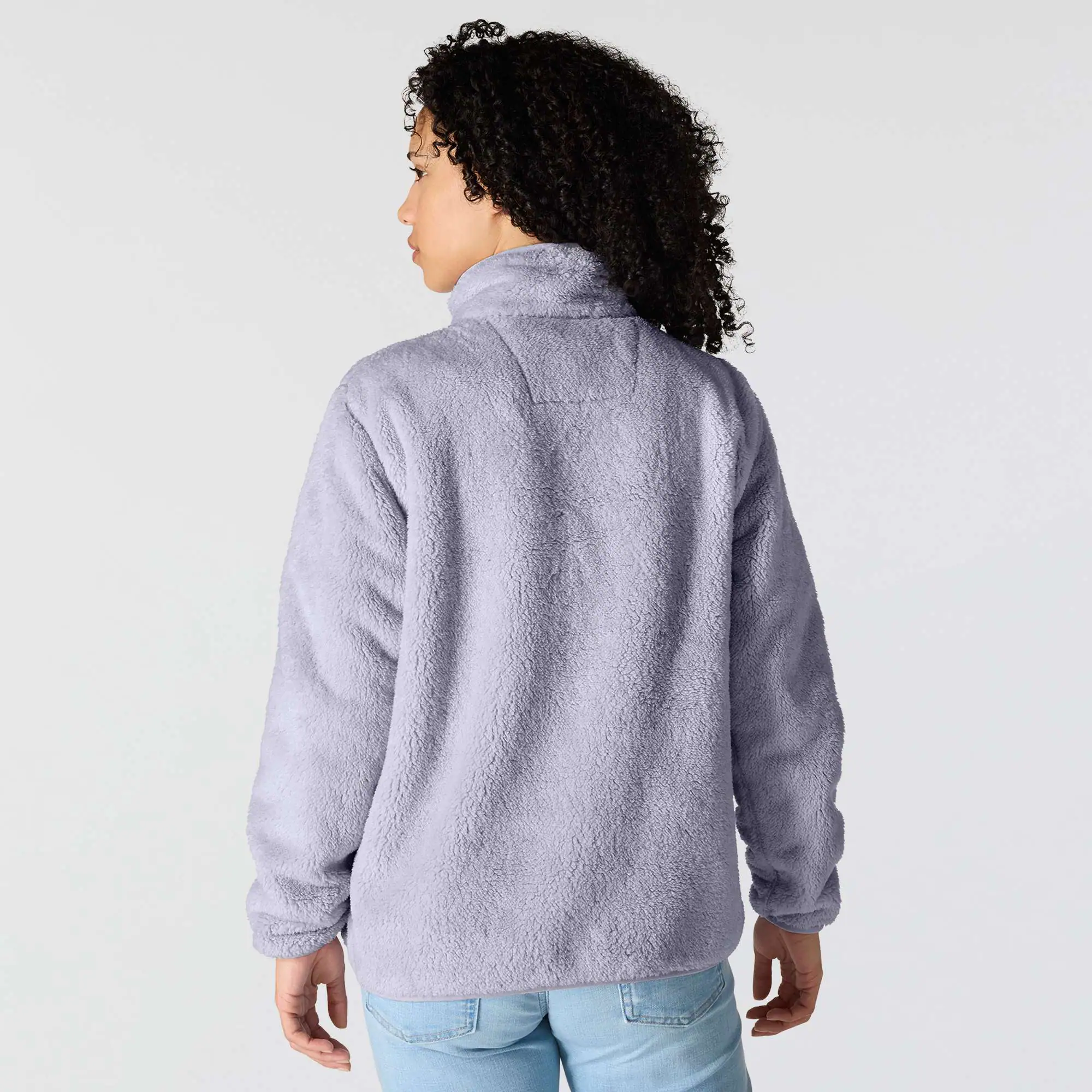 Women's Loose Fit Fleece Pullover - 3 Warmest Rating