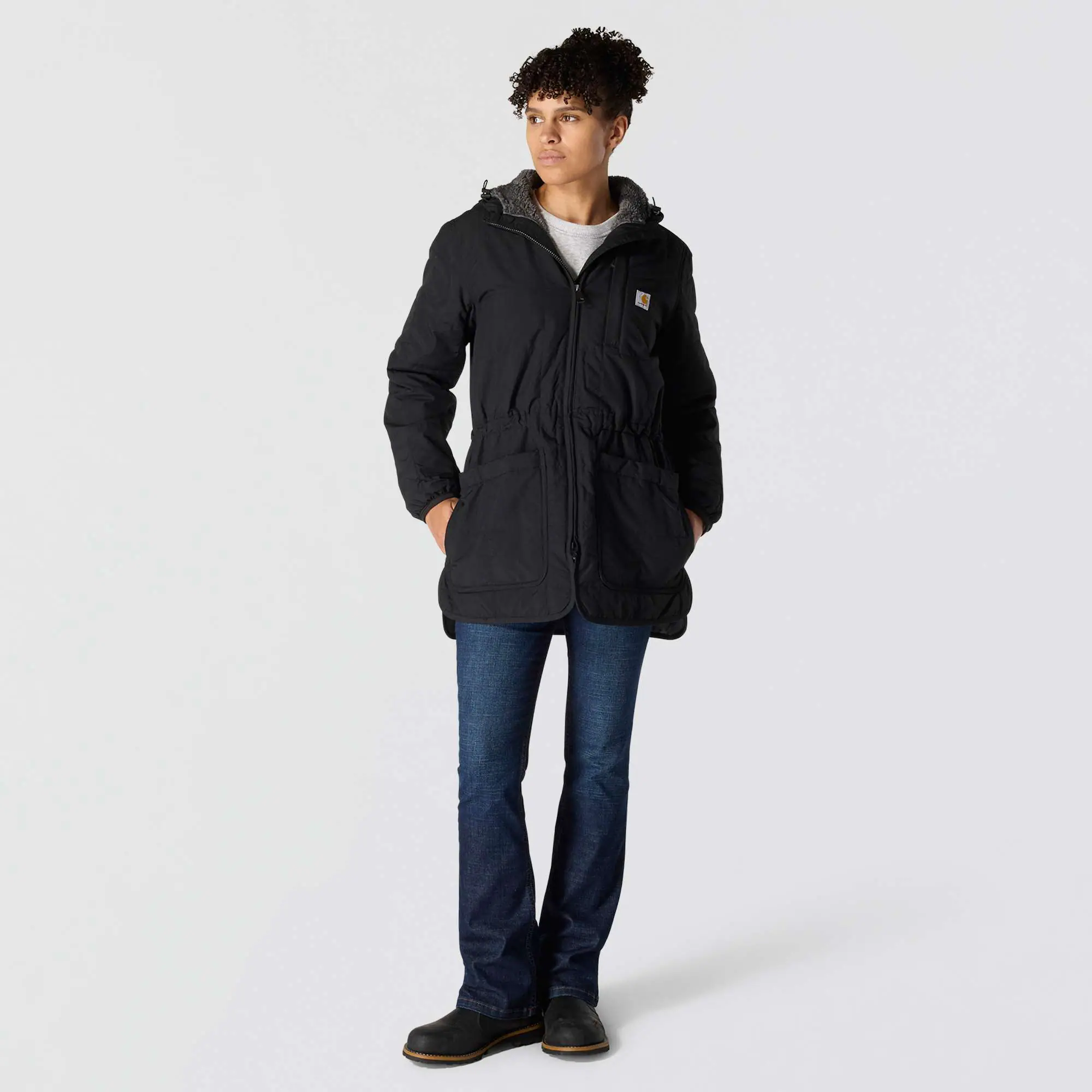 Women's Rockford Loose Fit Lightweight Insulated Hooded Coat - 4 Extreme Warmth Rating