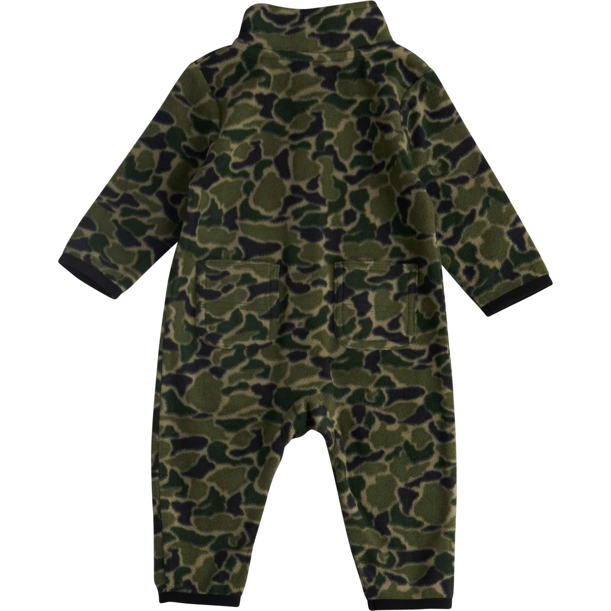 Kids' Long Sleeve Zip-Front Printed Sherpa Coverall (Baby)