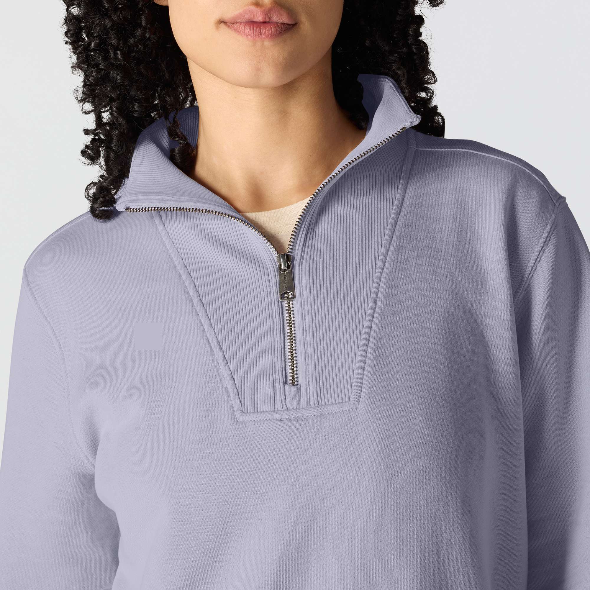 Women's TENCEL™ Fiber Series Relaxed Fit Half-Zip Sweatshirt
