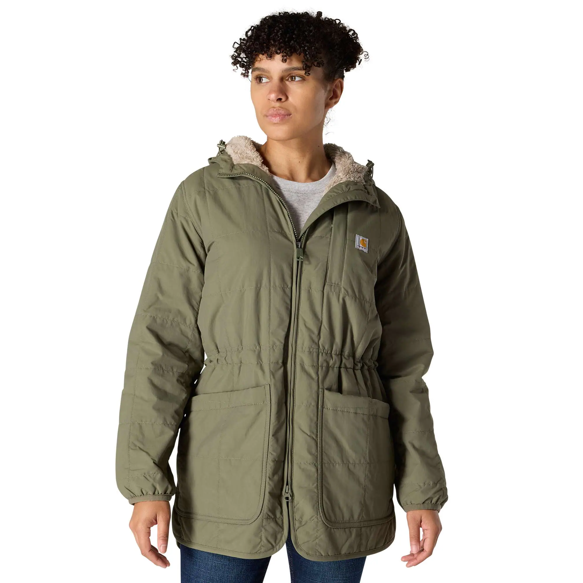 Women's Rockford Loose Fit Lightweight Insulated Hooded Coat - 4 Extreme Warmth Rating