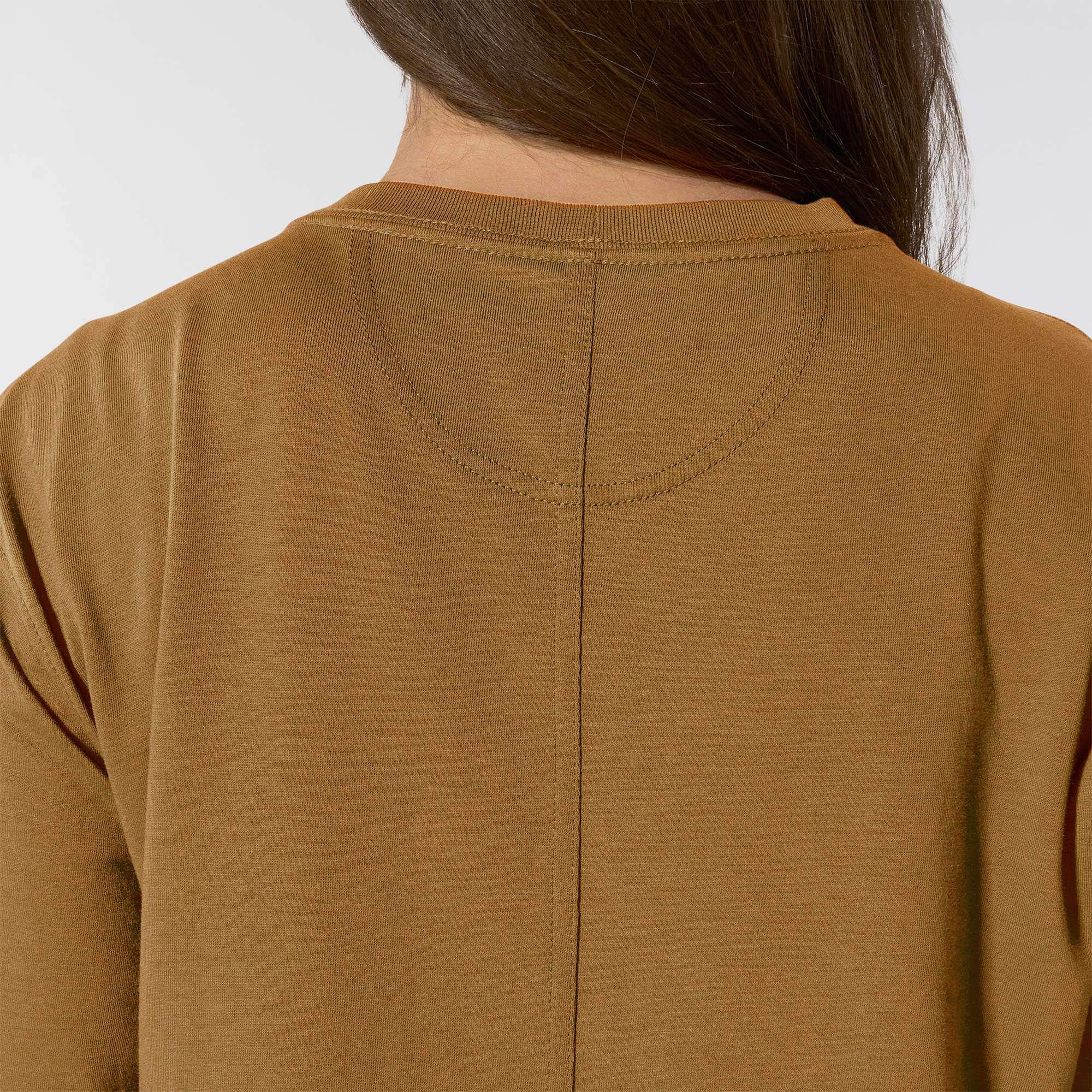 Women's TENCEL™ Fiber Series Loose Fit Long-Sleeve Crewneck Pocket T-Shirt