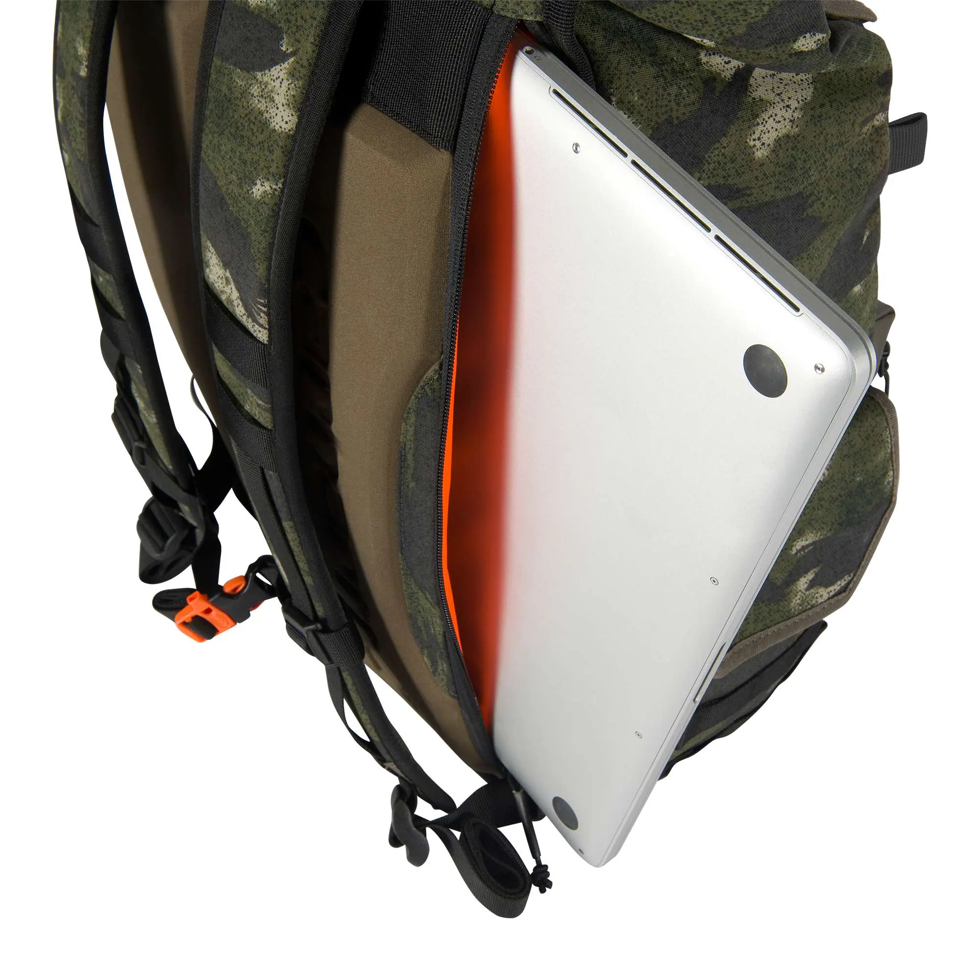 40L Nylon Roll-Top Backpack