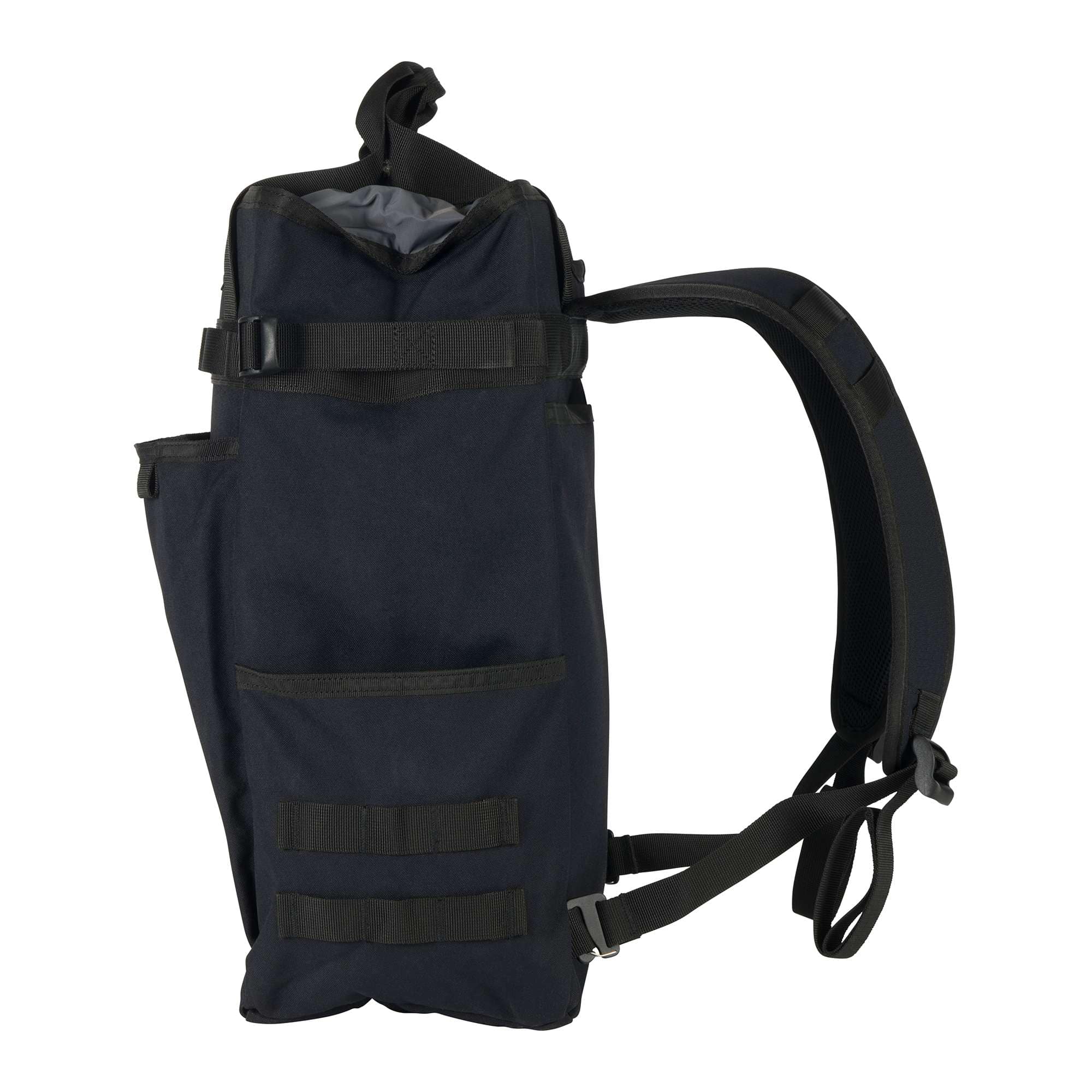 28L Nylon Cinch-Top Convertible Tote Backpack