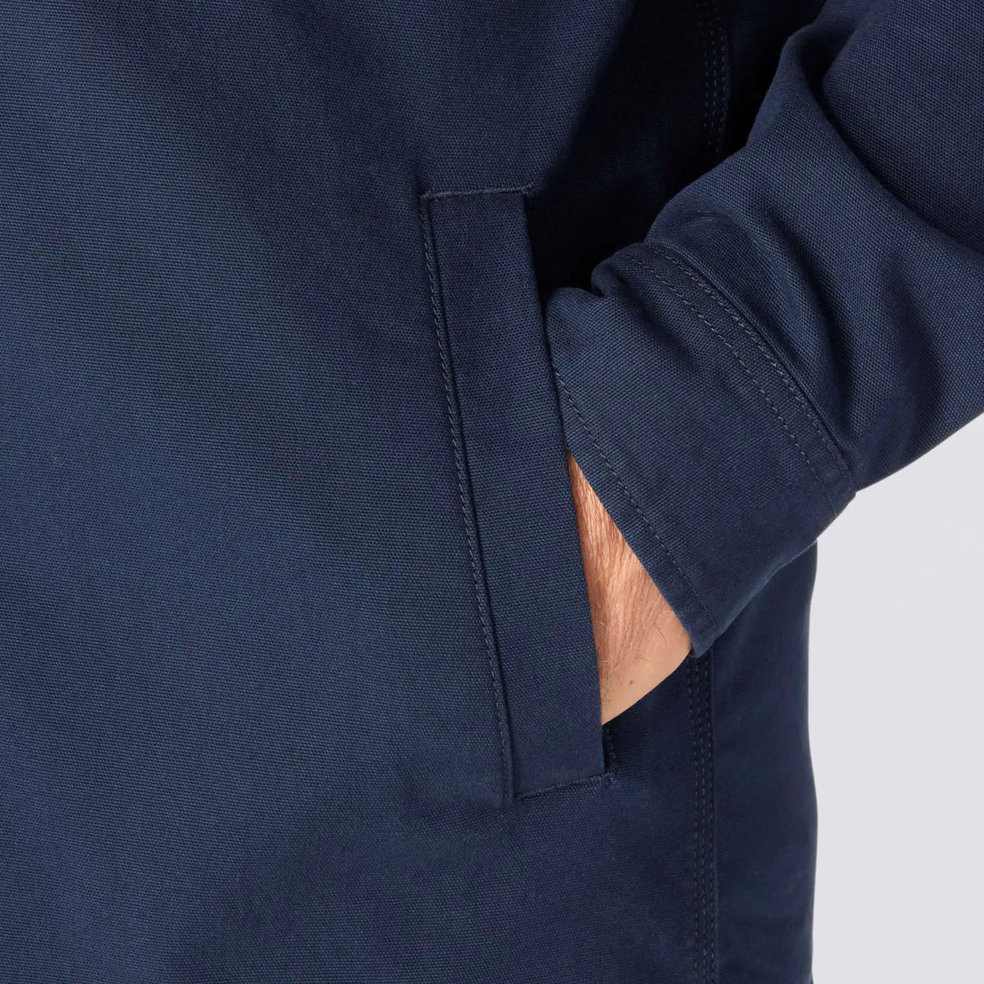 Rugged Flex® Relaxed Fit Canvas Fleece-Lined Snap-Front Shirt Jac