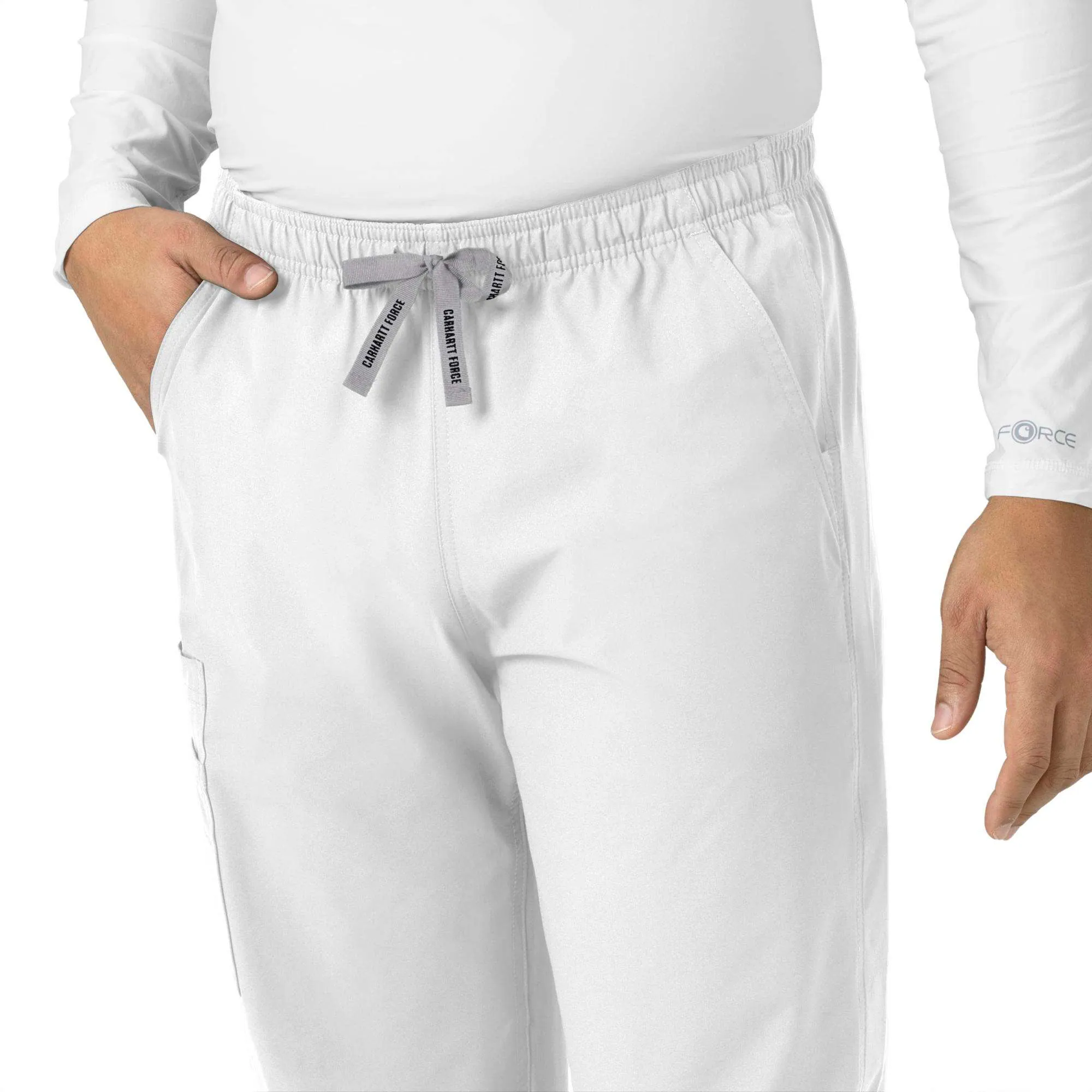 Unisex Force Essentials Elastic Waist Cargo Scrub Pant