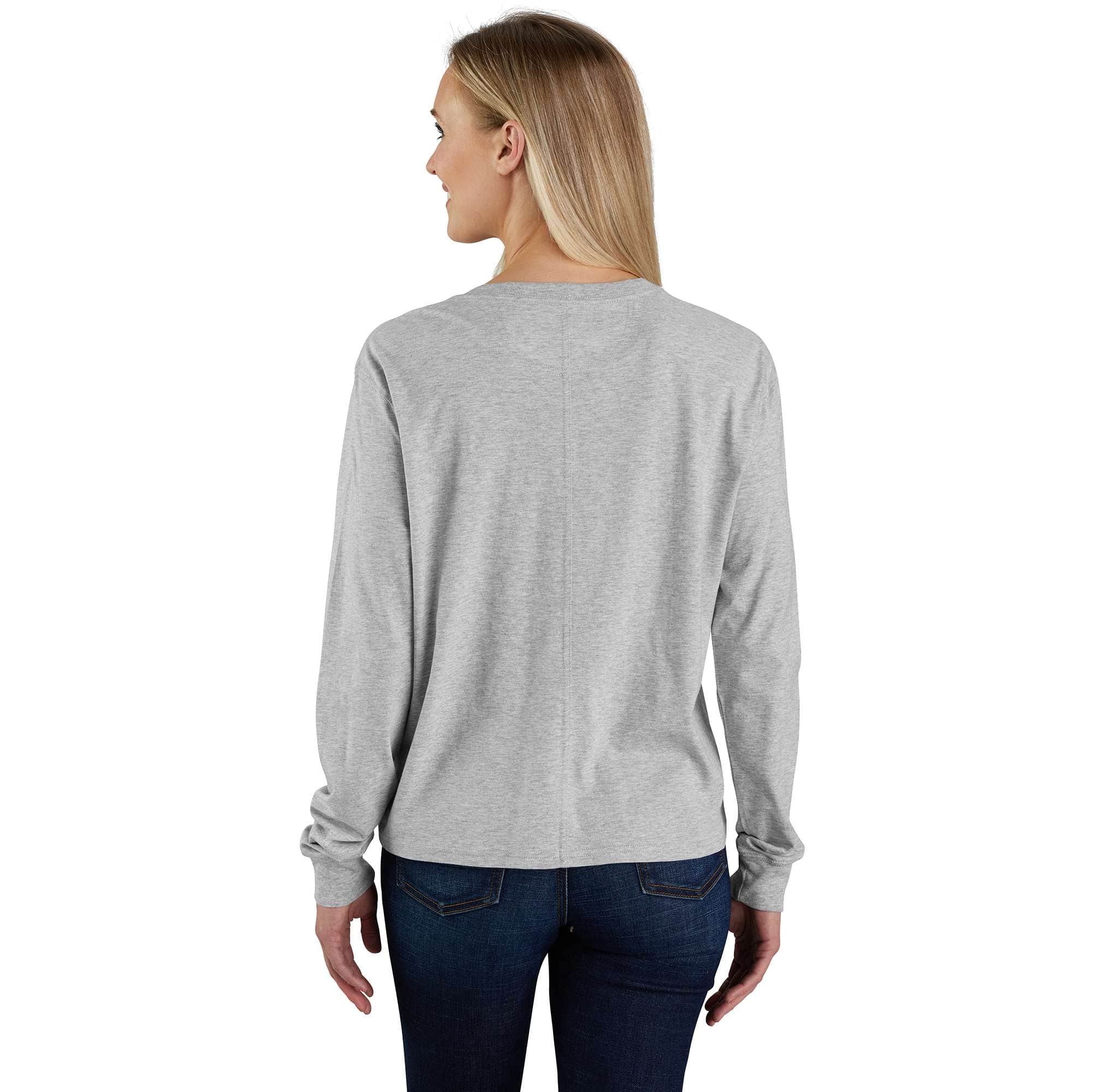 Women's TENCEL™ Fiber Series Loose Fit Long-Sleeve Logo Graphic T-Shirt