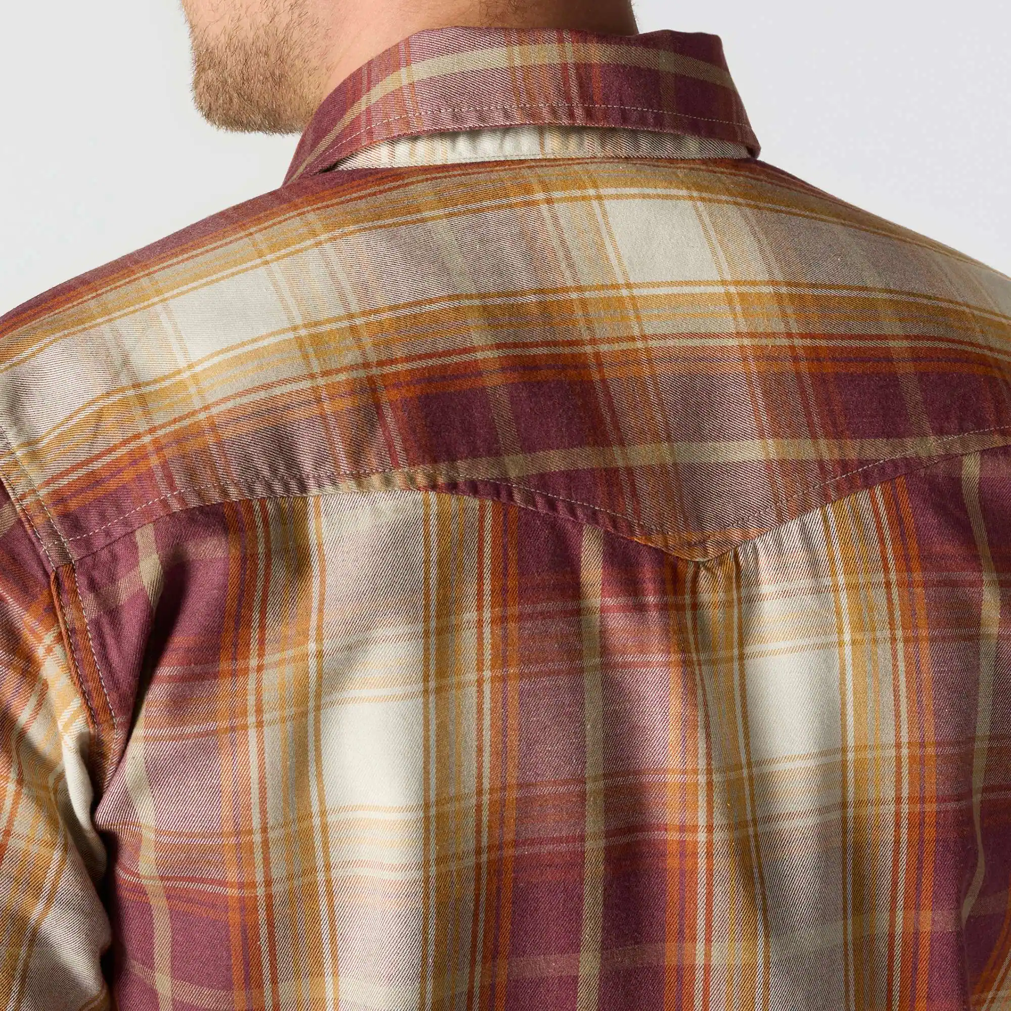 Flame Resistant Montana Relaxed Fit Midweight Twill Snap Front Plaid Shirt