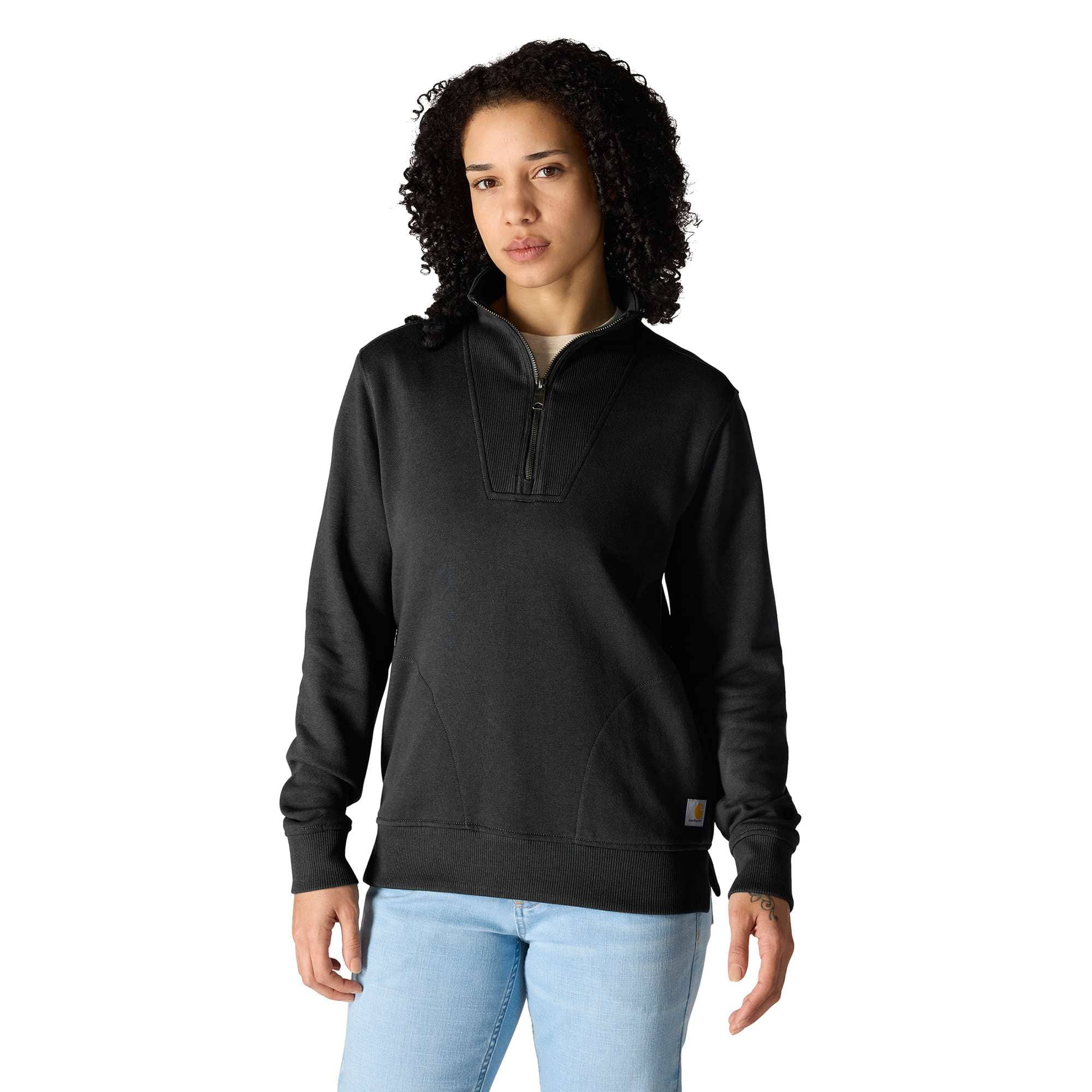Women's TENCEL™ Fiber Series Relaxed Fit Half-Zip Sweatshirt