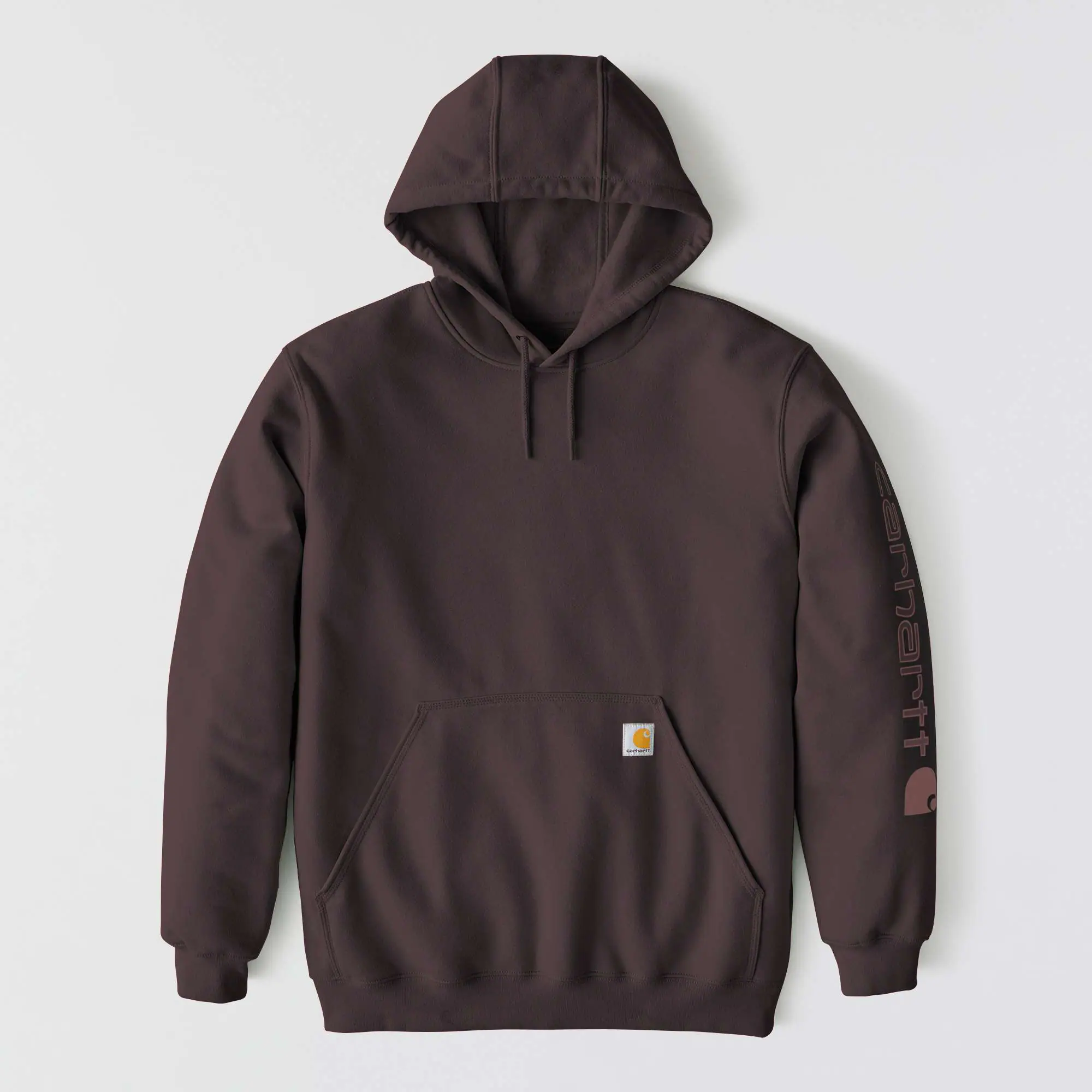 Loose Fit Midweight Logo Sleeve Graphic Hoodie