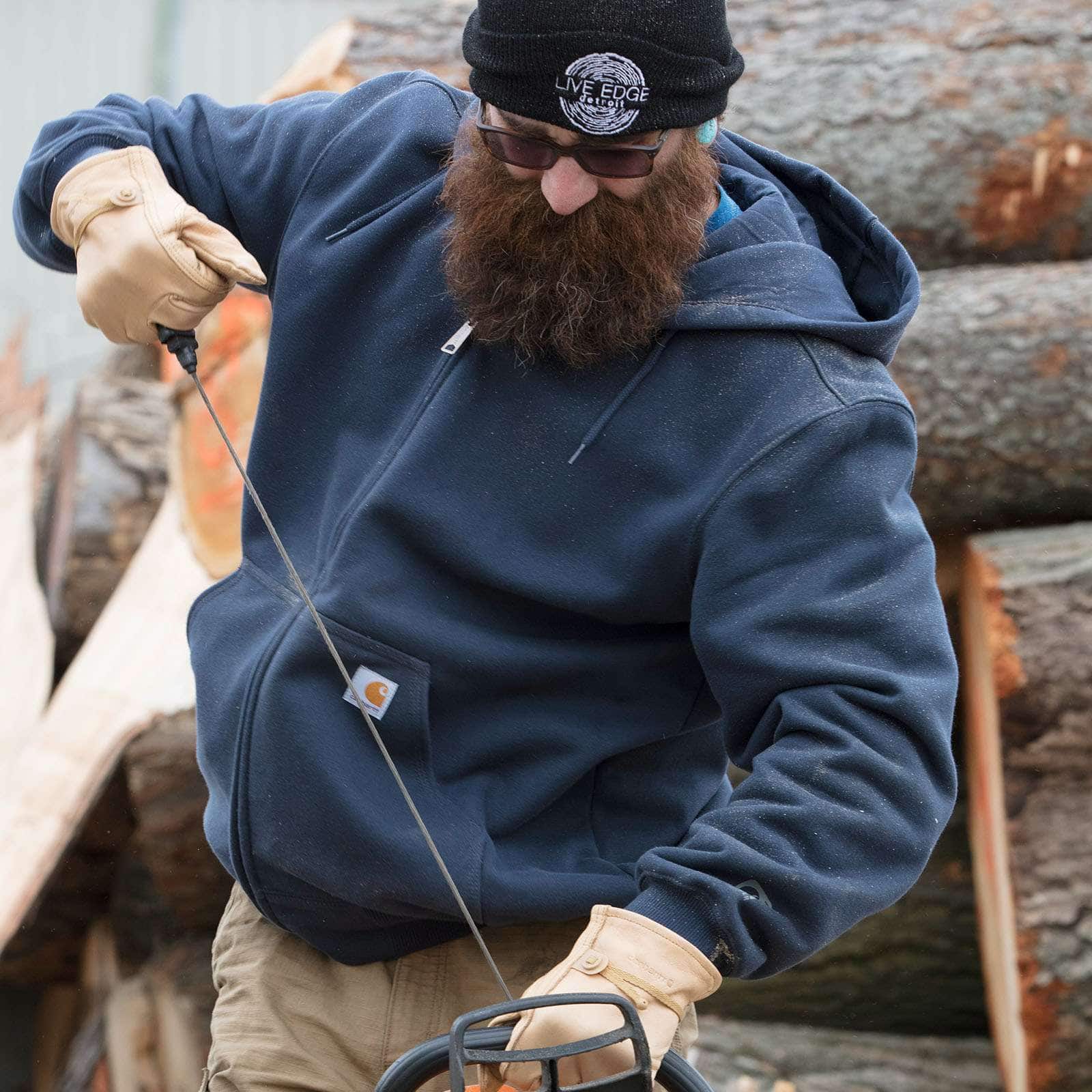 Rain Defender® Loose Fit Heavyweight Full-Zip Sweatshirt