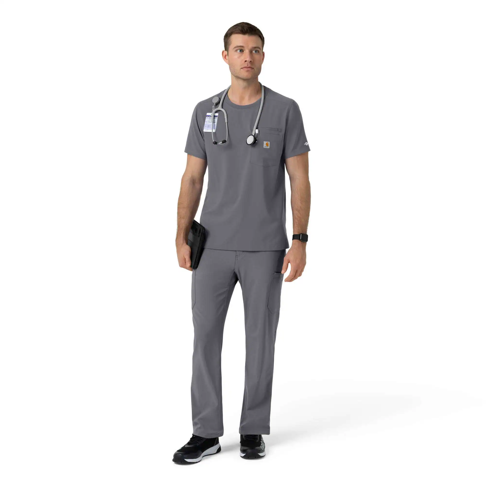 Force Cross-Flex Crew Neck Scrub Top