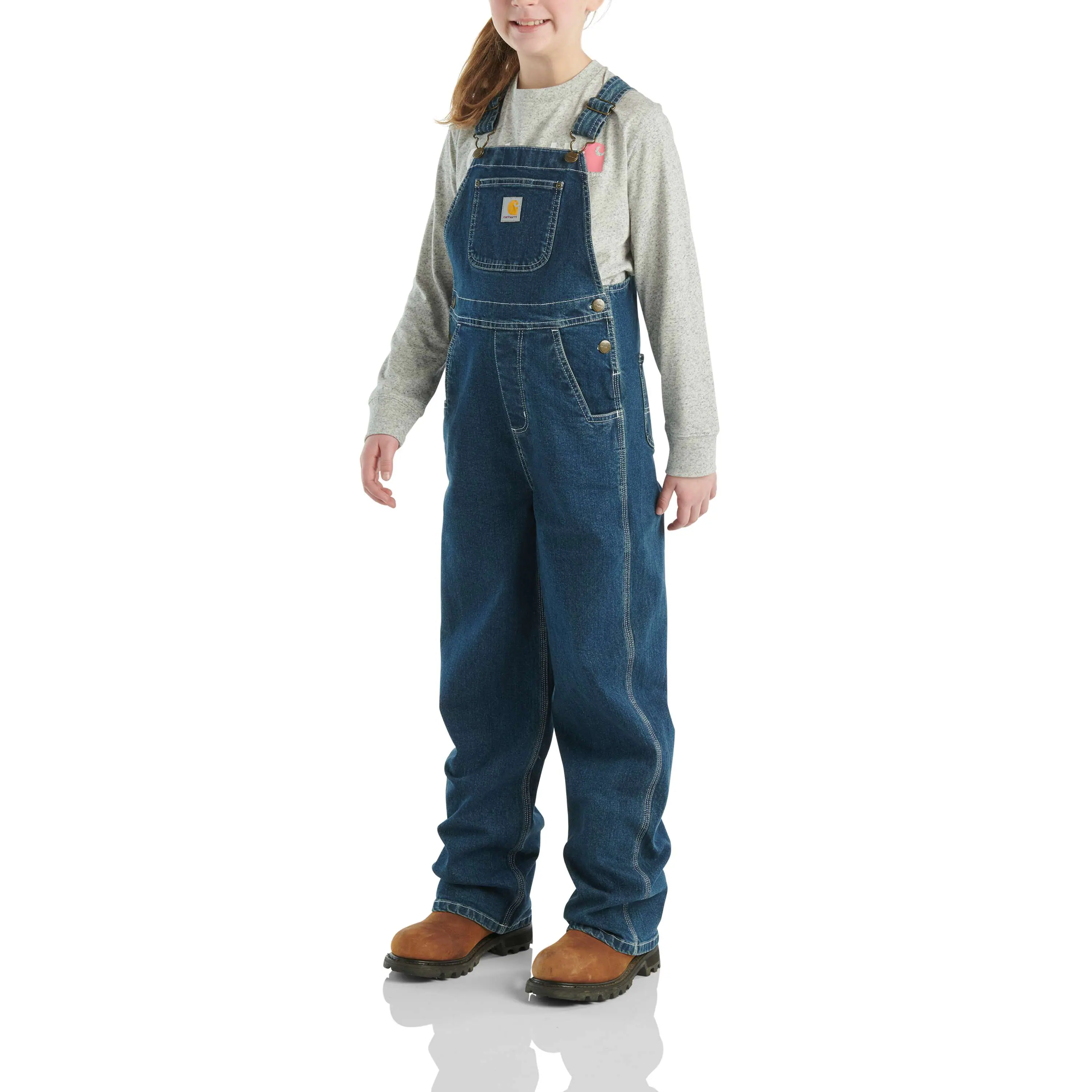 Girls' Unlined Denim Bib Overall (Child/Youth)