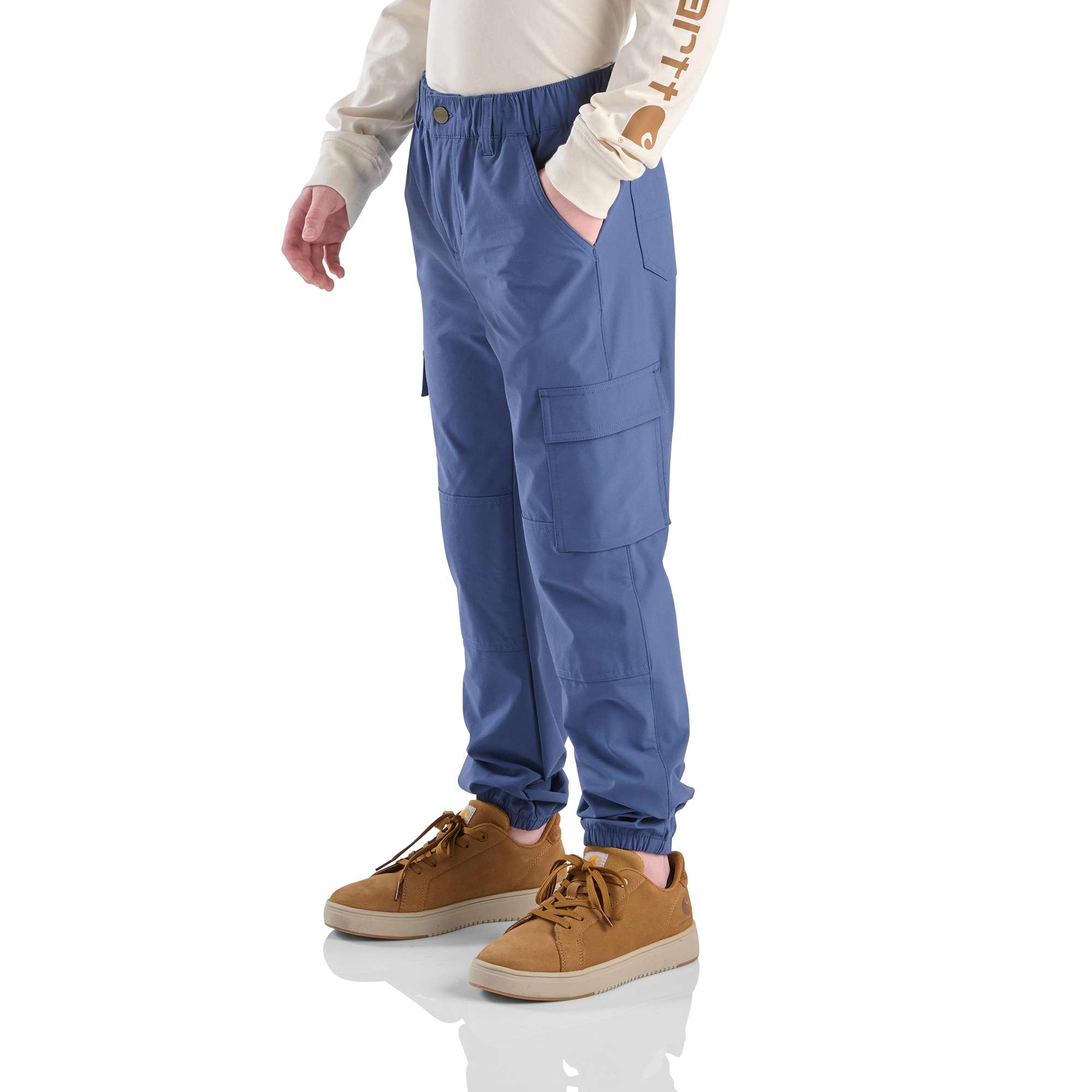 Boys' Adjustable Waist Loose Fit Rugged Flex® Cargo Jogger (Child/Youth)