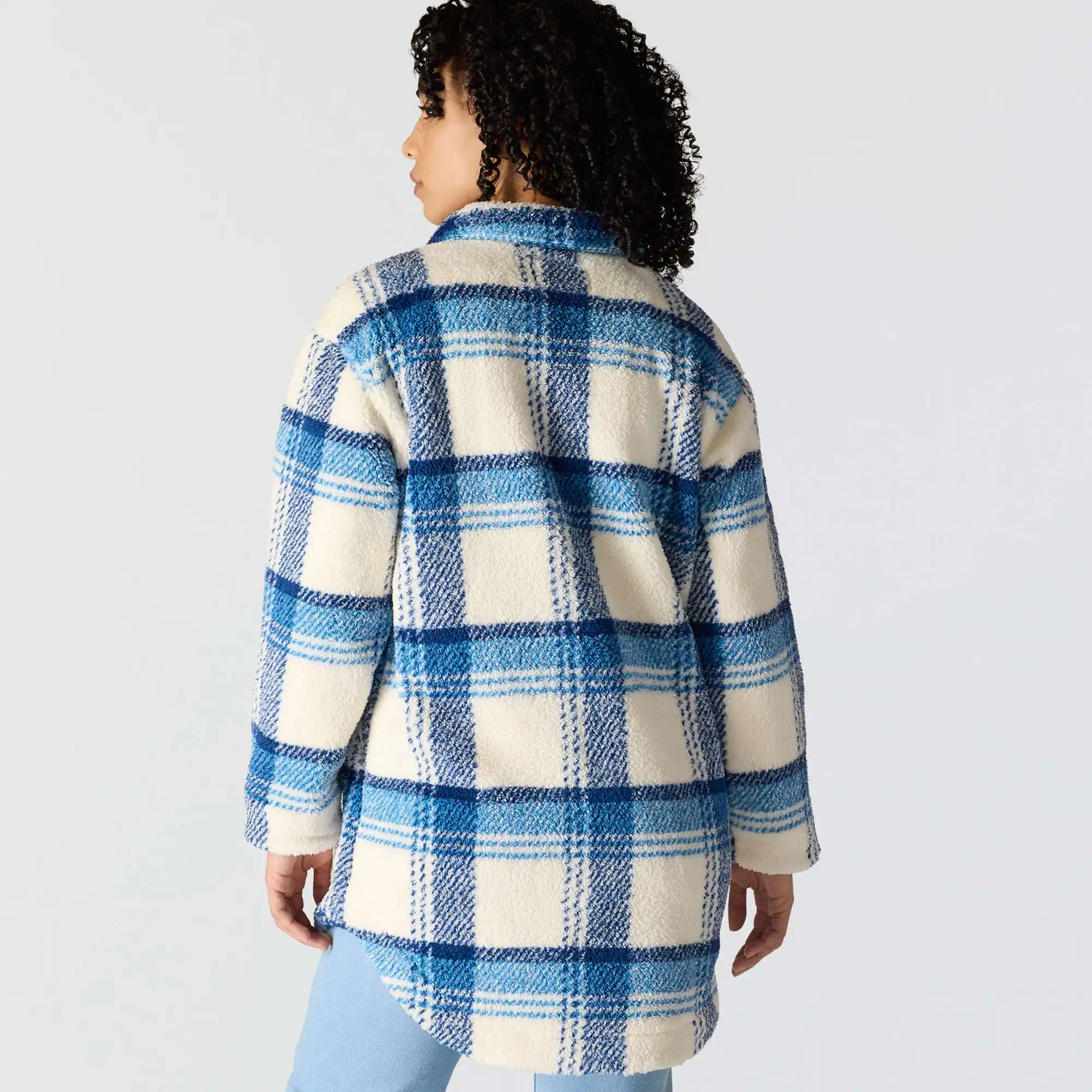 Women's Loose Fit Fleece Coat