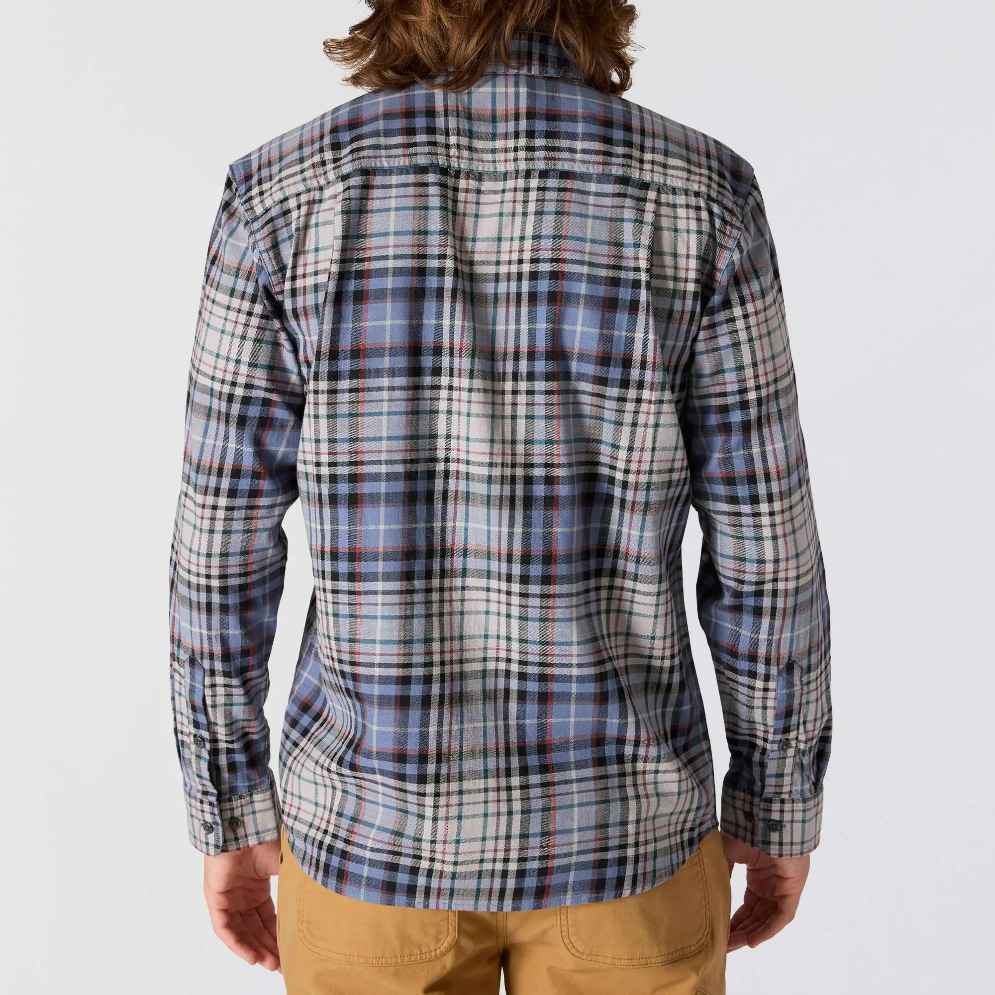 Rugged Flex™ Relaxed Fit Lightweight Long-Sleeve Plaid Shirt