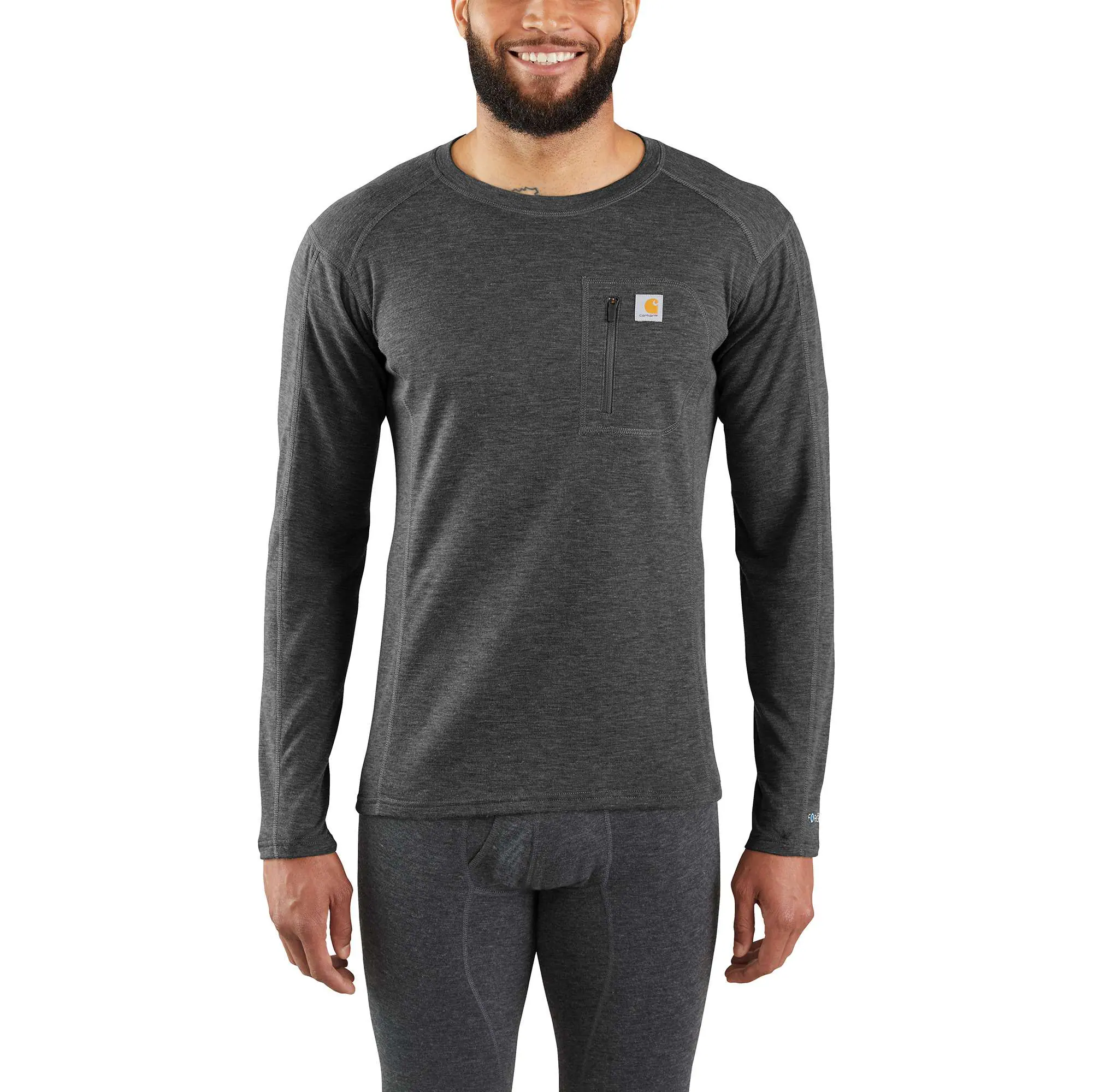 Men's Base Layer Thermal Shirt - Carhartt Force® - Heavyweight - Synthetic-Wool Blend