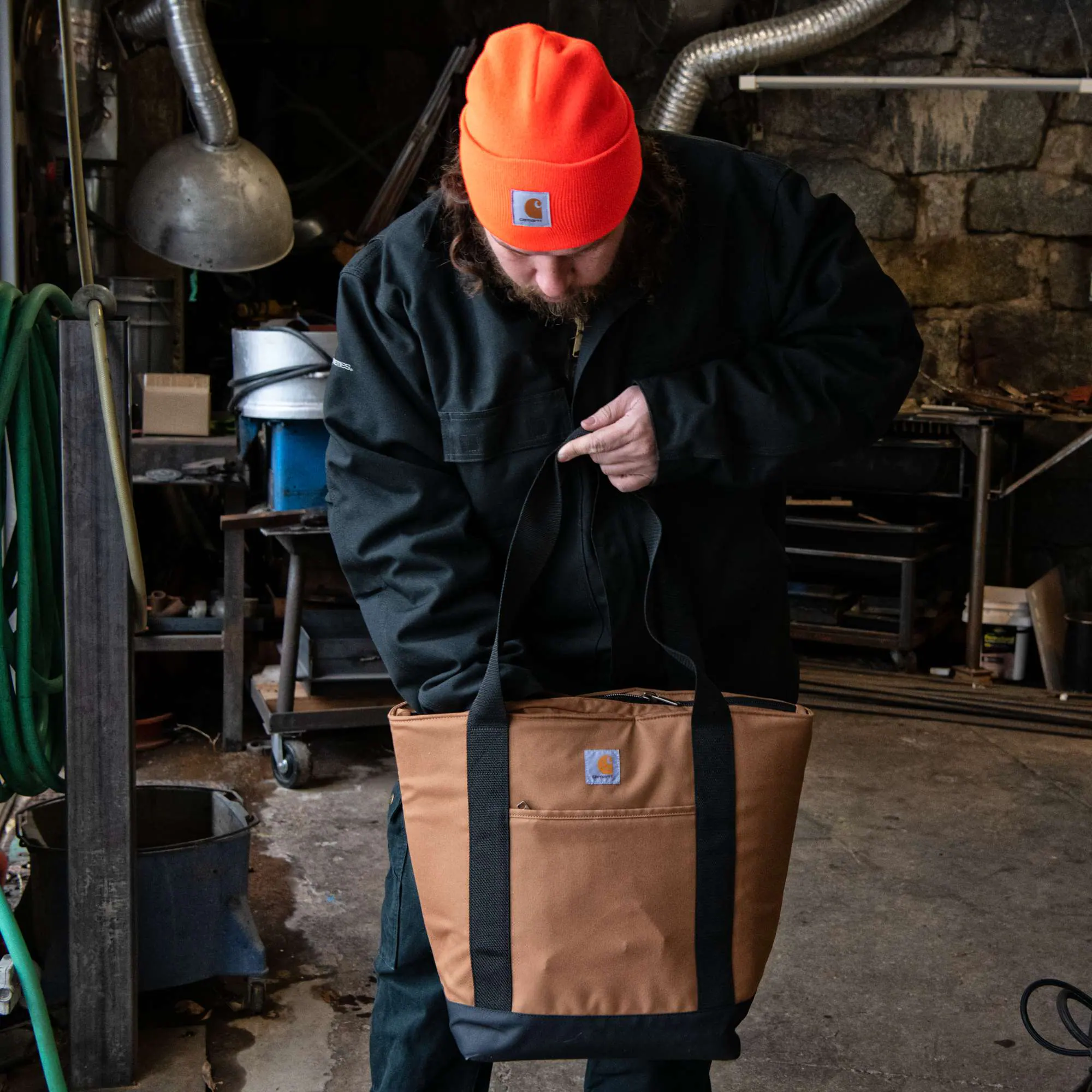 Insulated 40 Can Backpack Tote