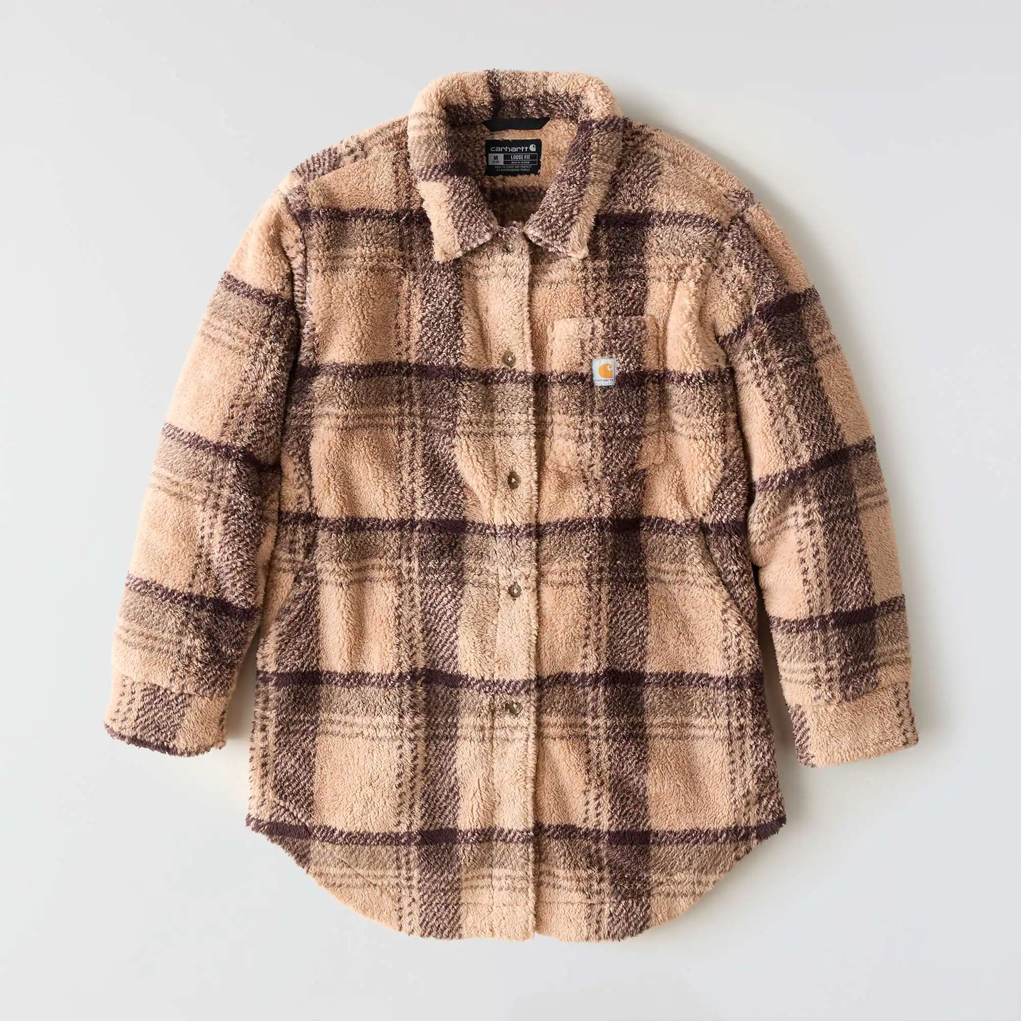 Women's Loose Fit Fleece Coat