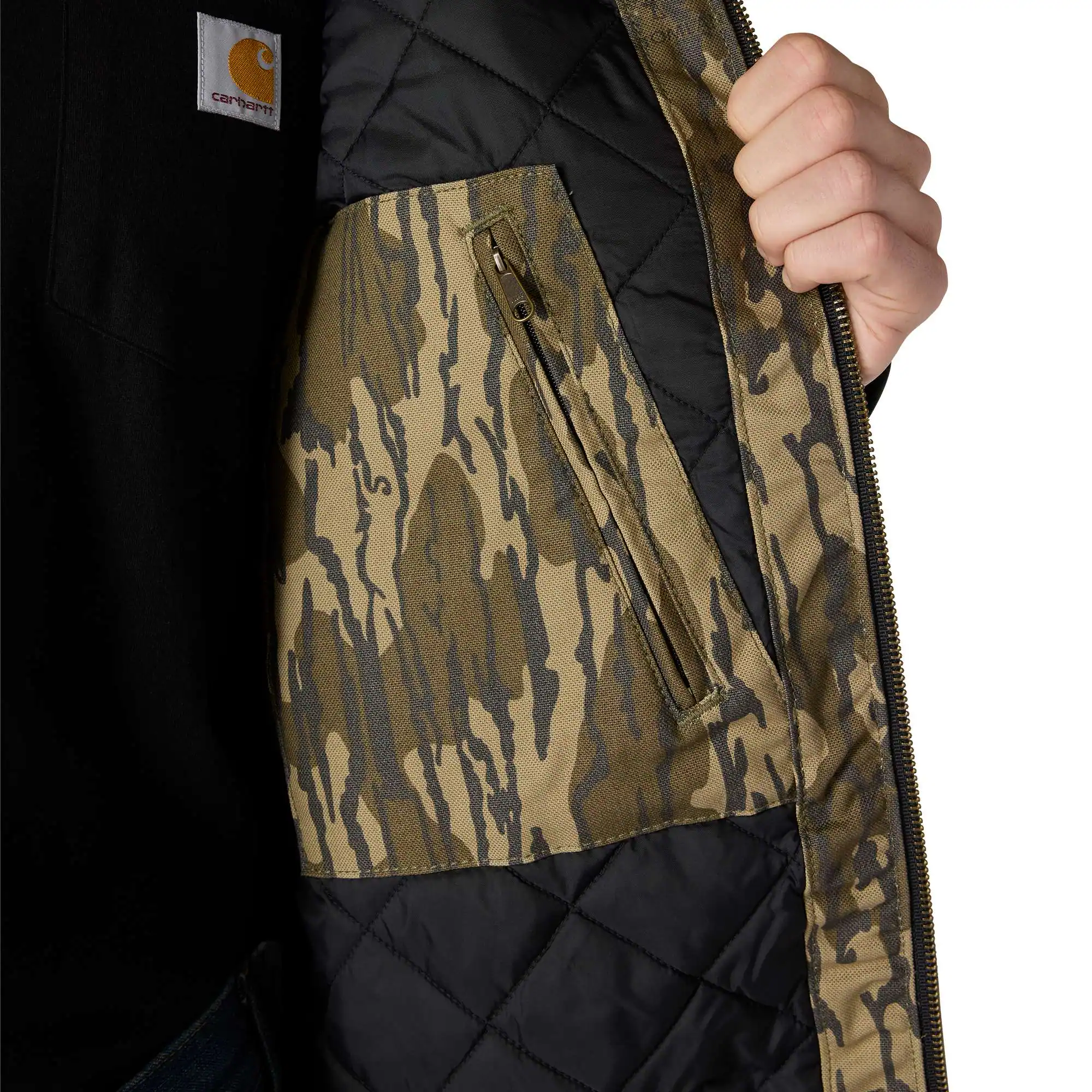 Rugged Flex® Duck Loose Fit Insulated Camo Active Jac - 2 Warmer Rating