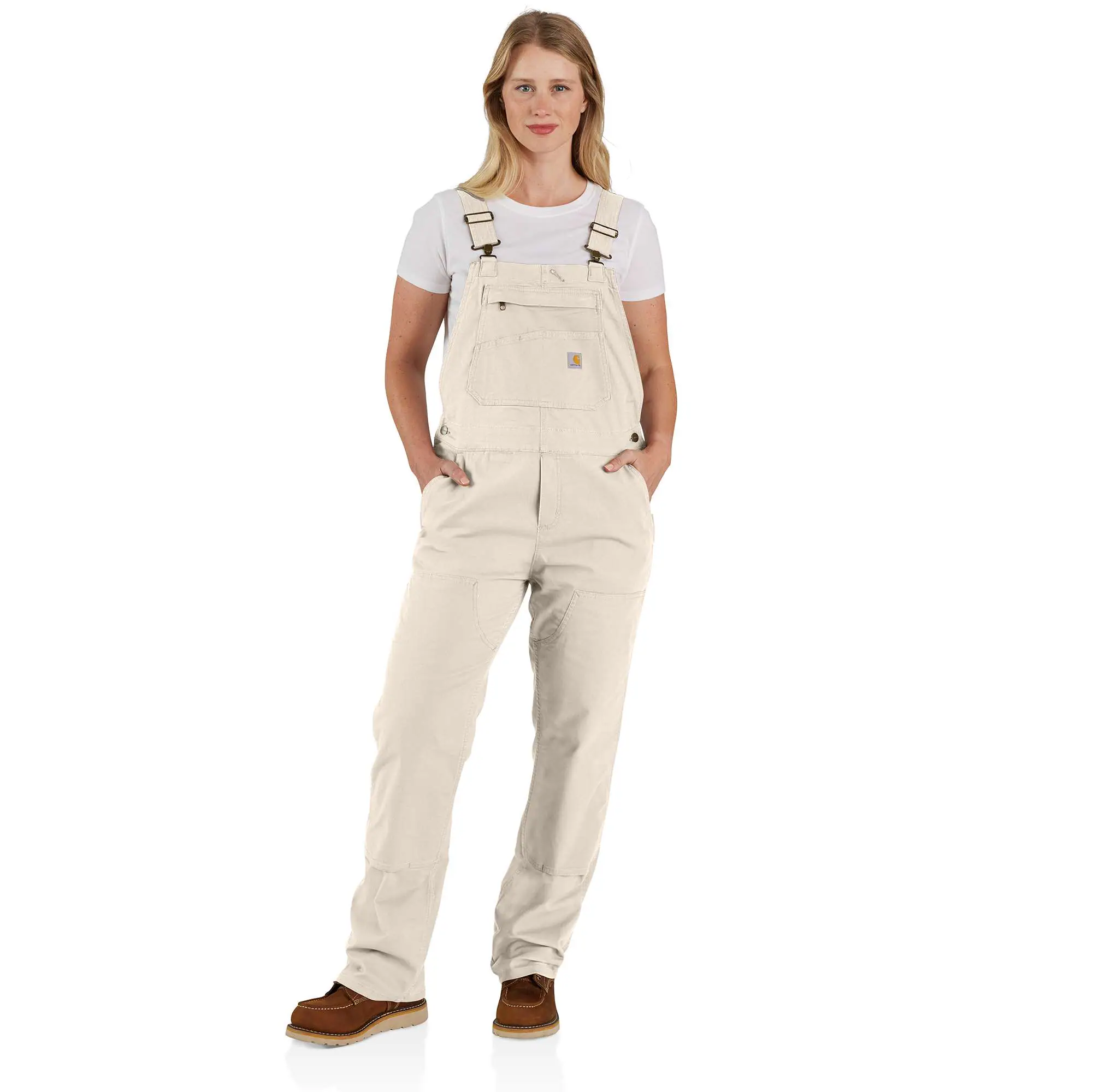 Women's Work Overall - Loose Fit - Canvas - Rugged Flex® - Double Knee