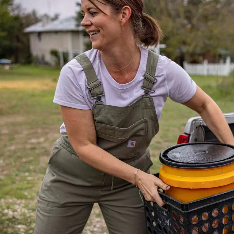 Women's Carhartt Force® Relaxed Fit Ripstop Bib Overall