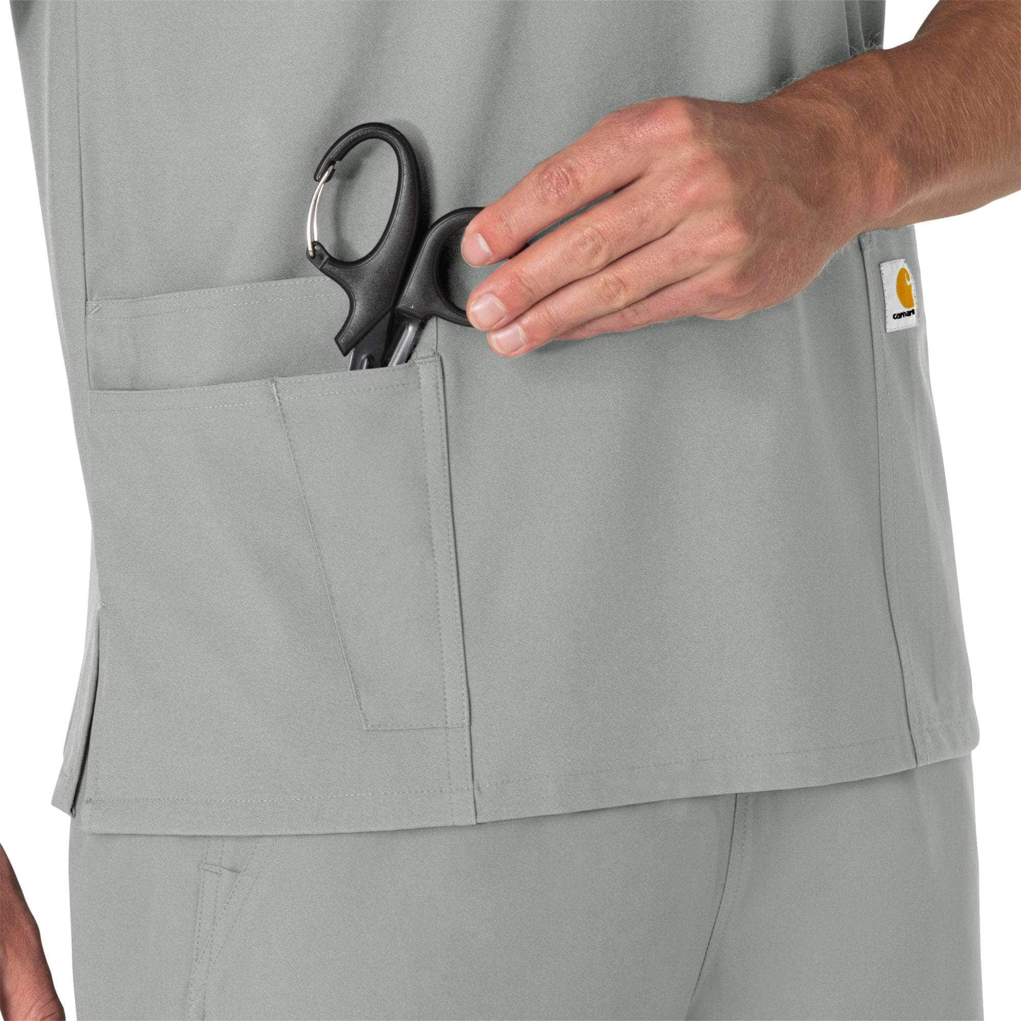 Unisex Force Essentials V-Neck 6-Pocket Scrub Top