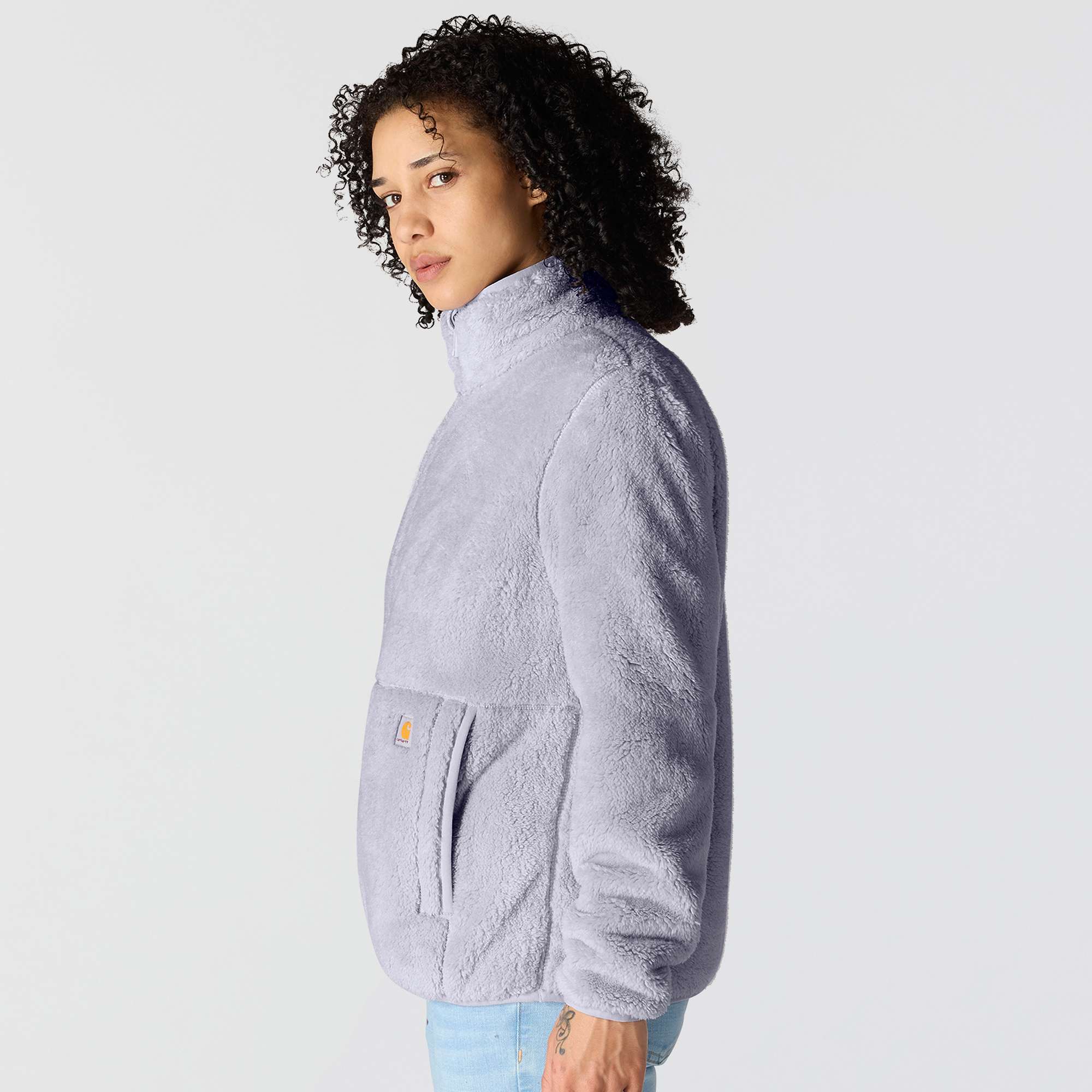 Women's Loose Fit Fleece Pullover - 3 Warmest Rating