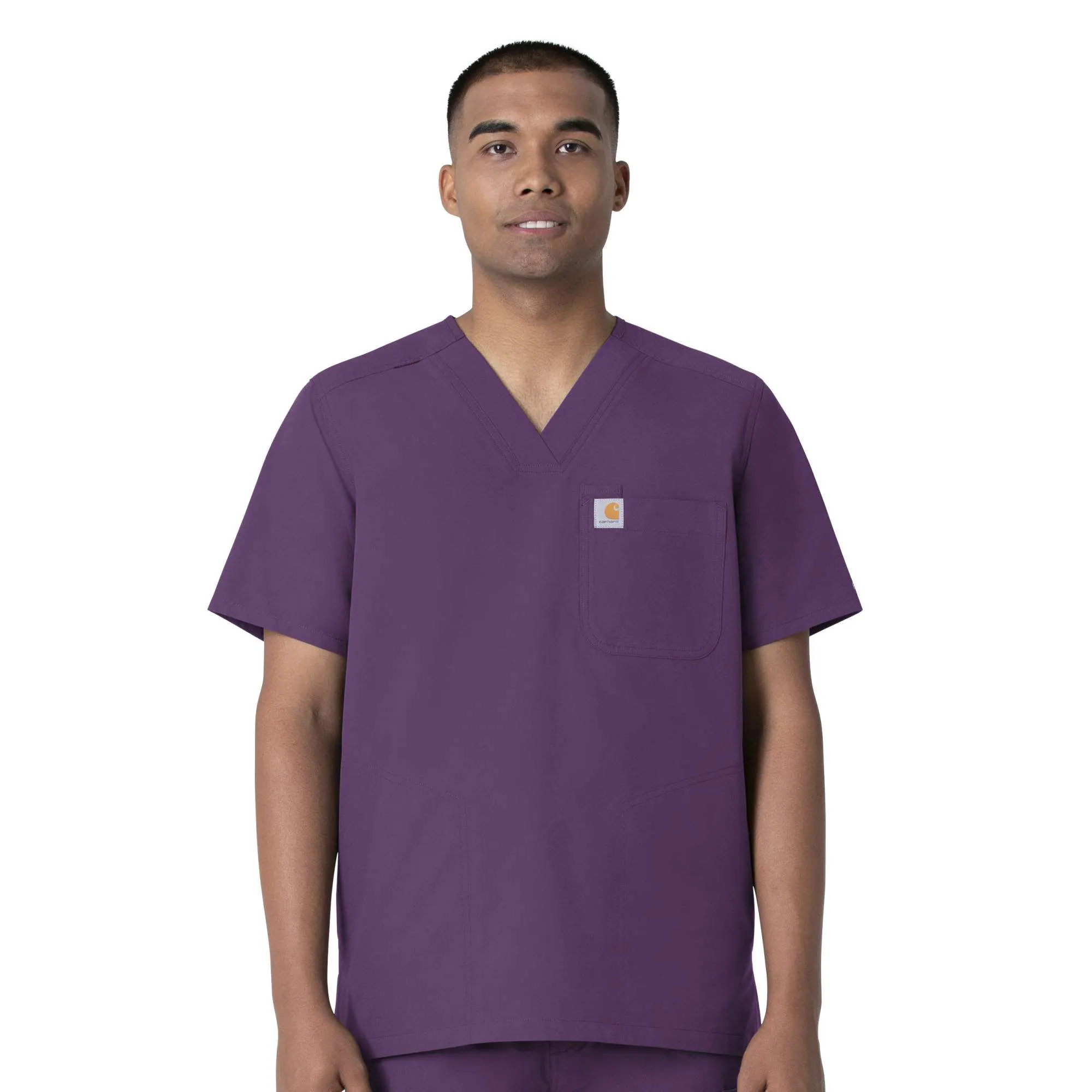 Force Essentials V-Neck Shirttail Scrub Top