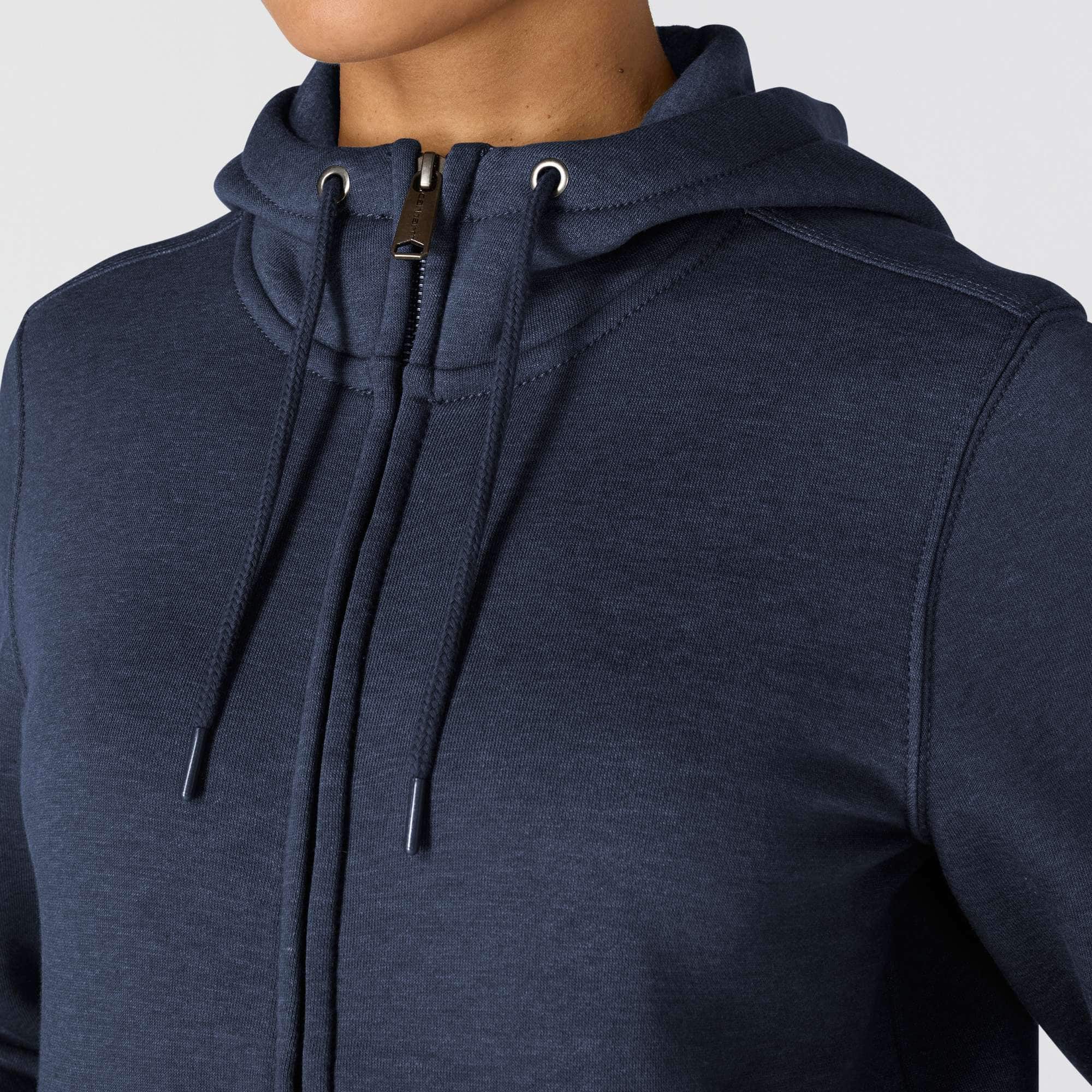 Women's Relaxed Fit Midweight Full-Zip Sweatshirt