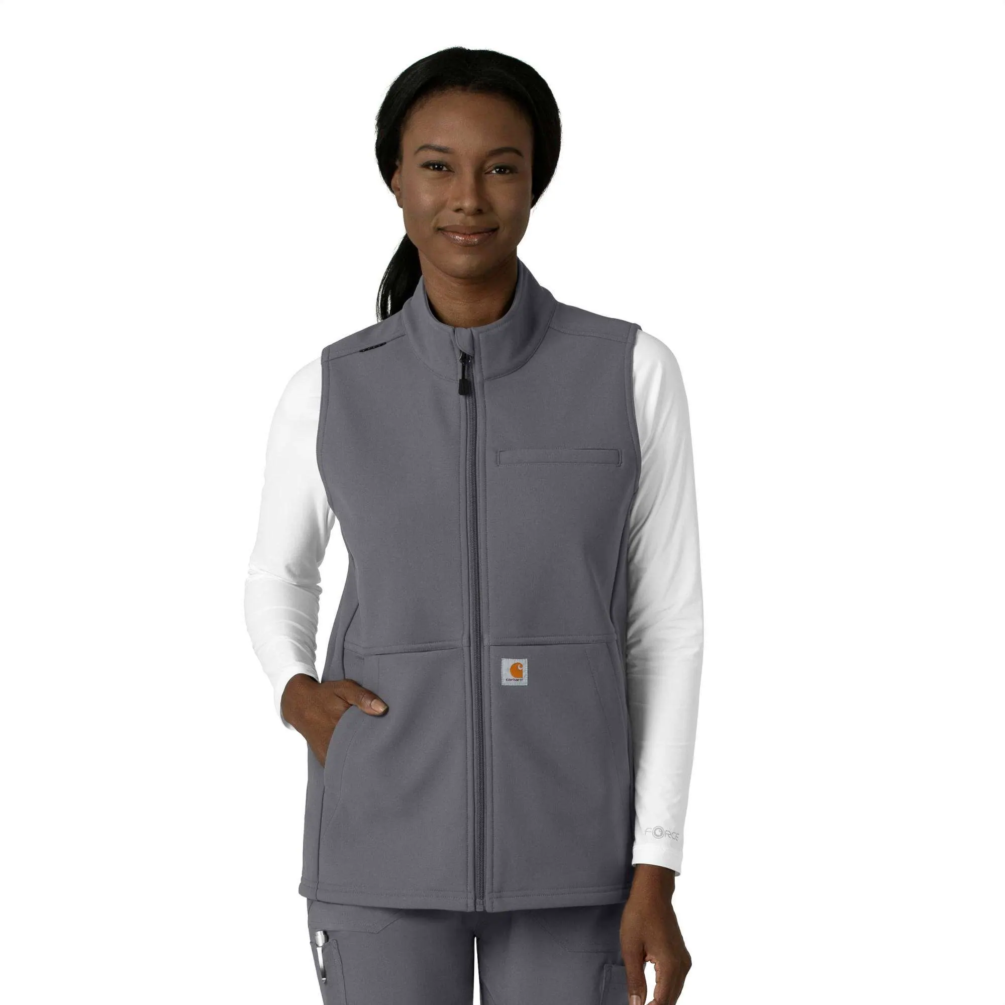 Women's Rugged Flex® Bonded Fleece Scrub Vest