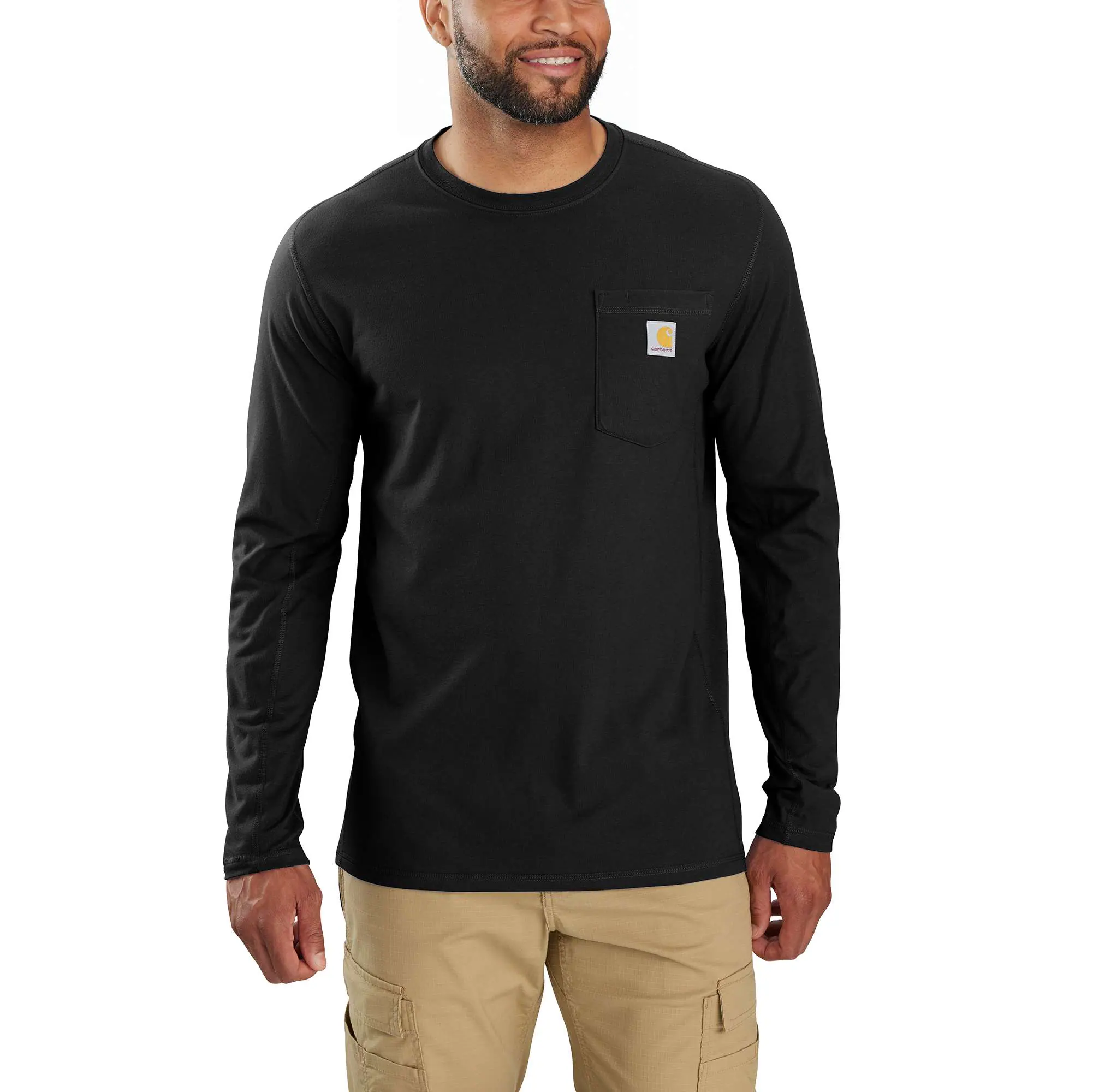 Carhartt Force® Relaxed Fit Long-Sleeve Pocket T-Shirt