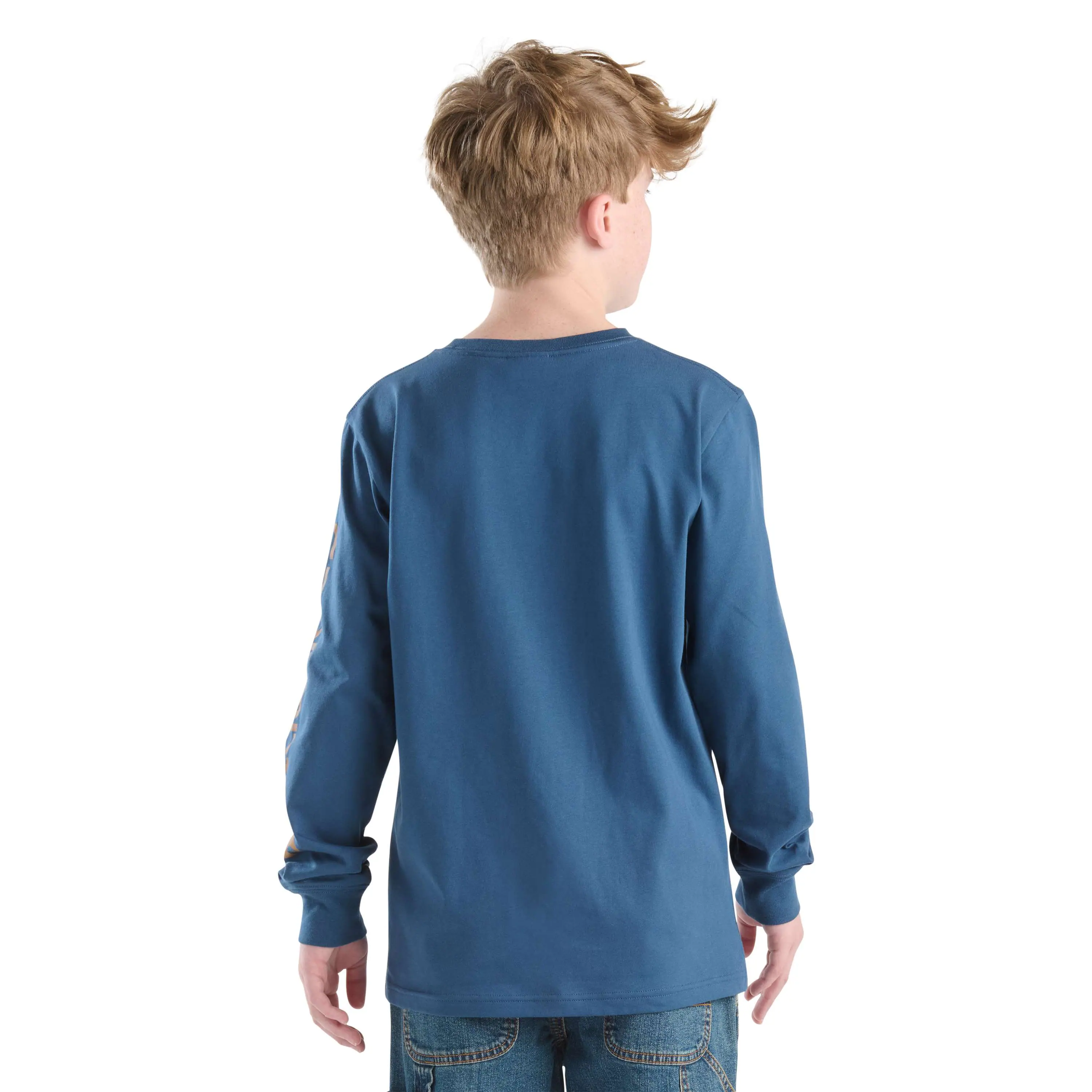 Boys' Long Sleeve Graphic Pocket T-Shirt (Toddler/Child/Youth)
