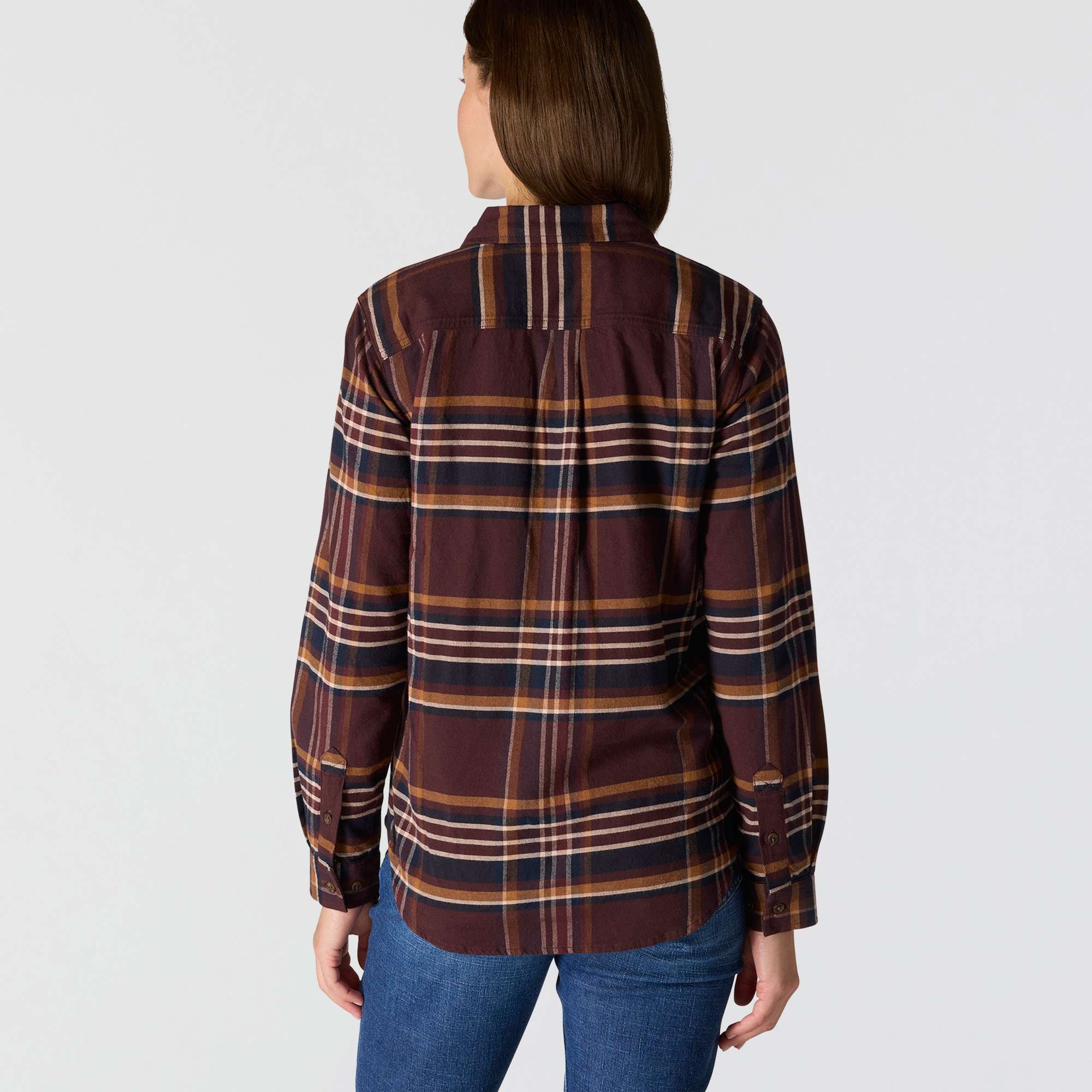 Women's TENCEL™ Fiber Series Relaxed Fit Plaid Shirt