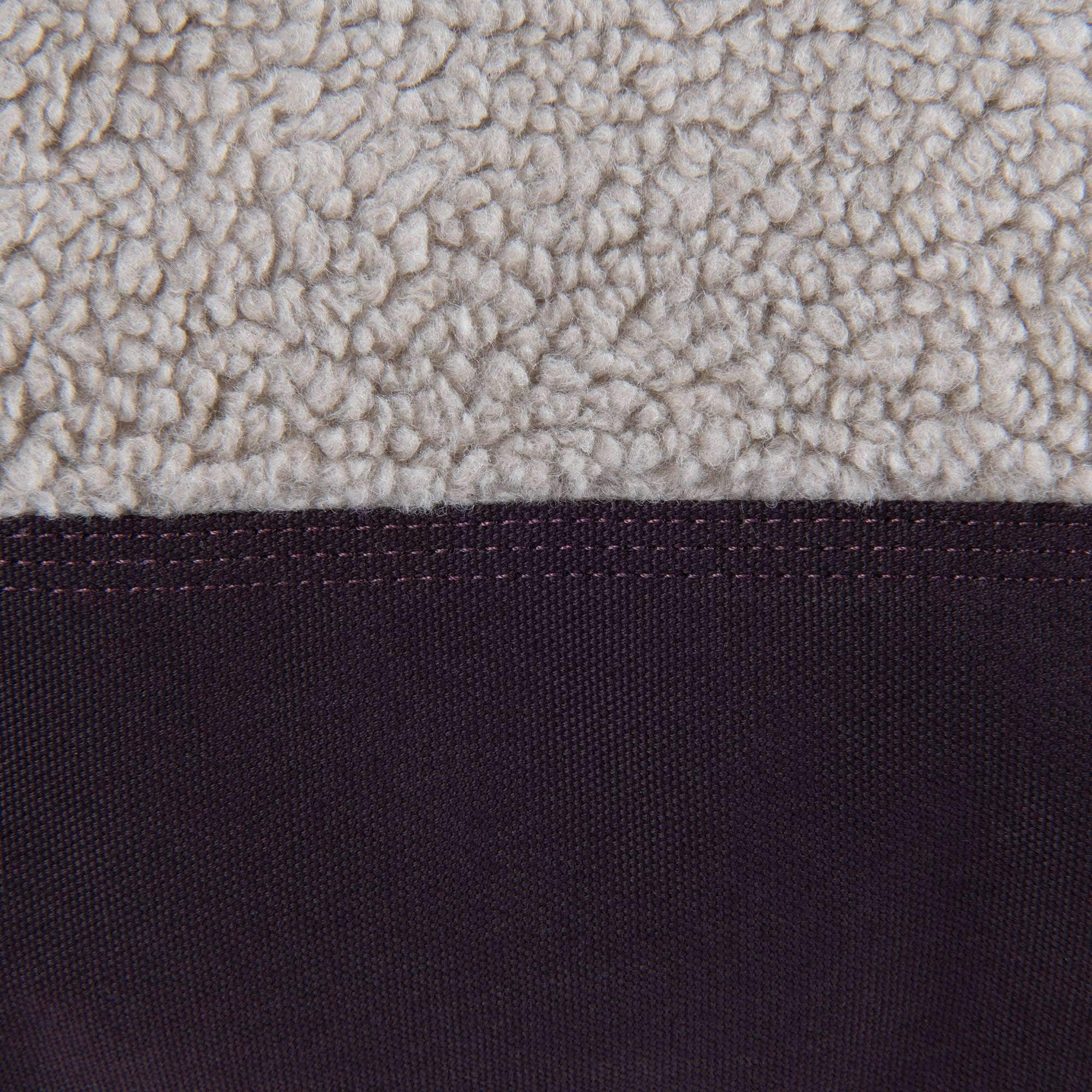 Medium Firm Duck Sherpa Top Dog Bed