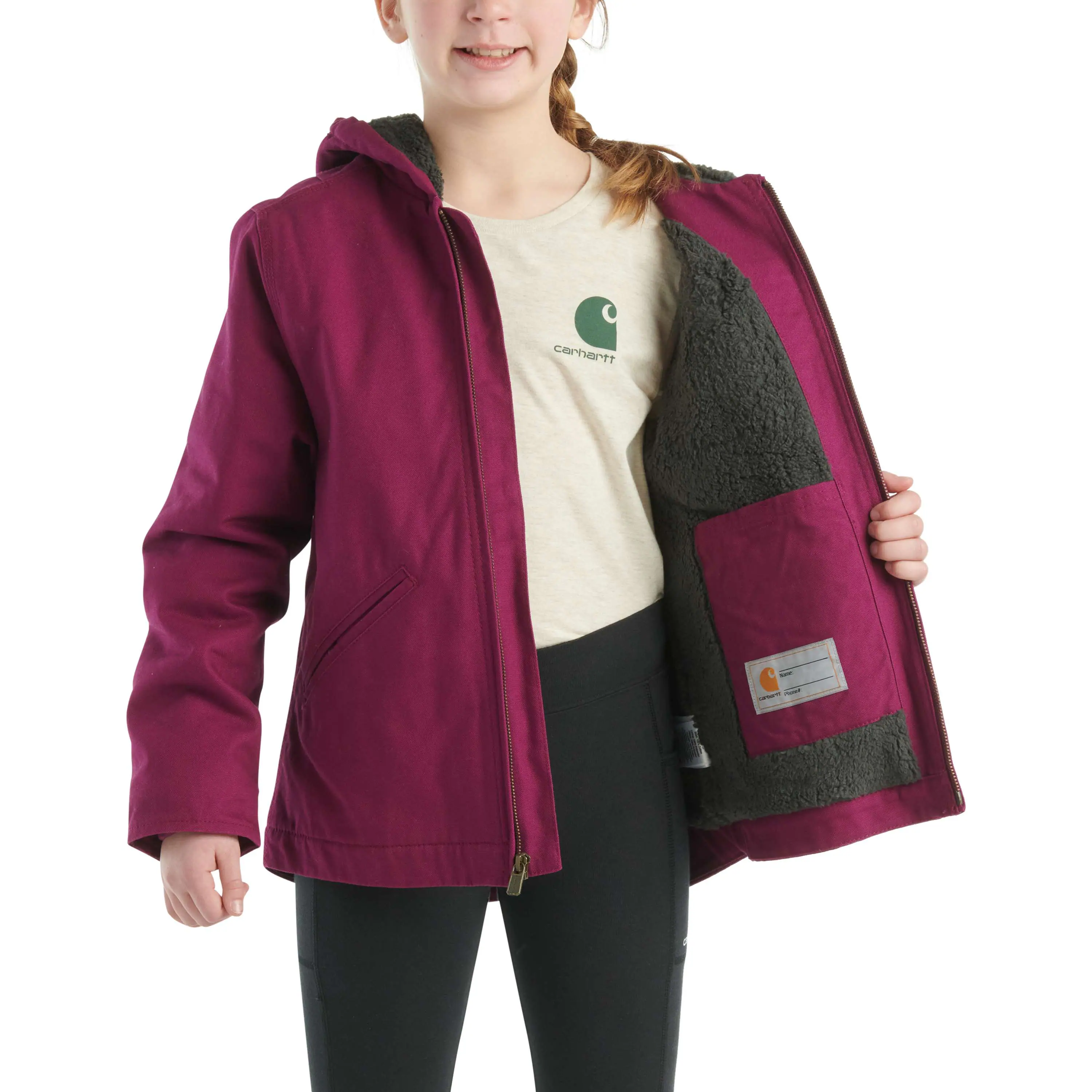Girls' Sierra Sherpa-Lined Jacket (Child/Youth)