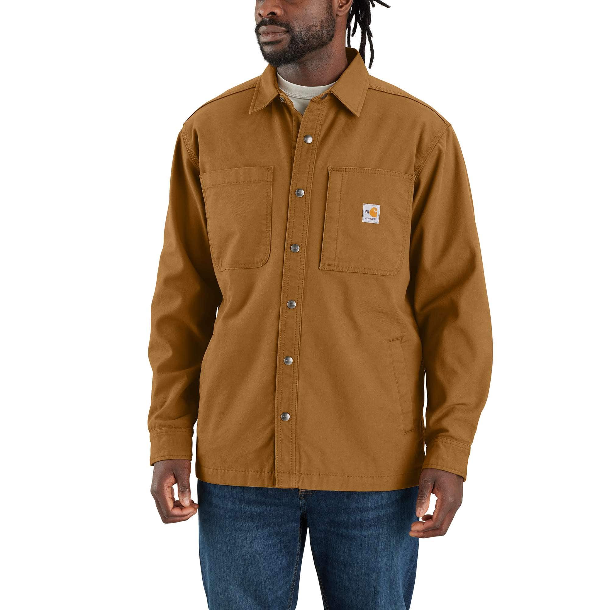 Flame-Resistant Rugged Flex® Canvas Shirt Jac