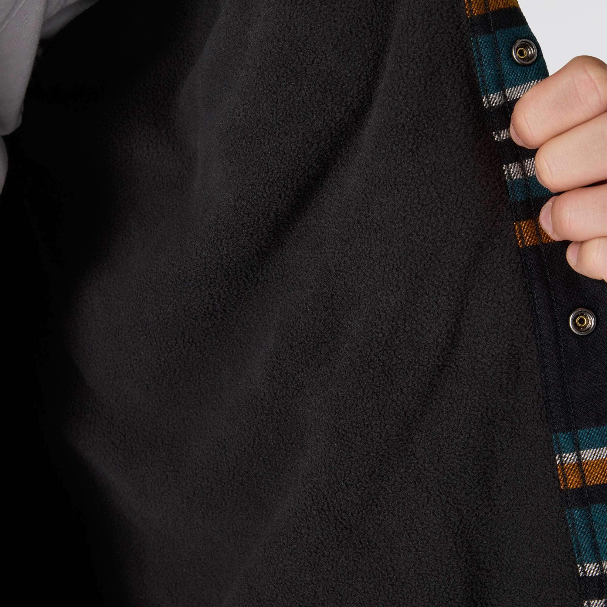 Rugged Flex® Relaxed Fit Flannel Fleece Lined Hooded Shirt Jac