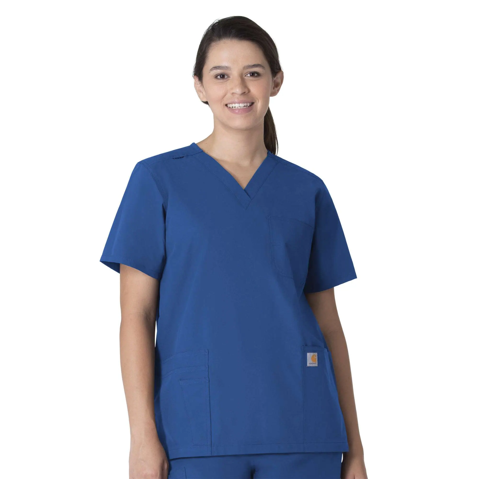 Unisex Force Essentials V-Neck 6-Pocket Scrub Top