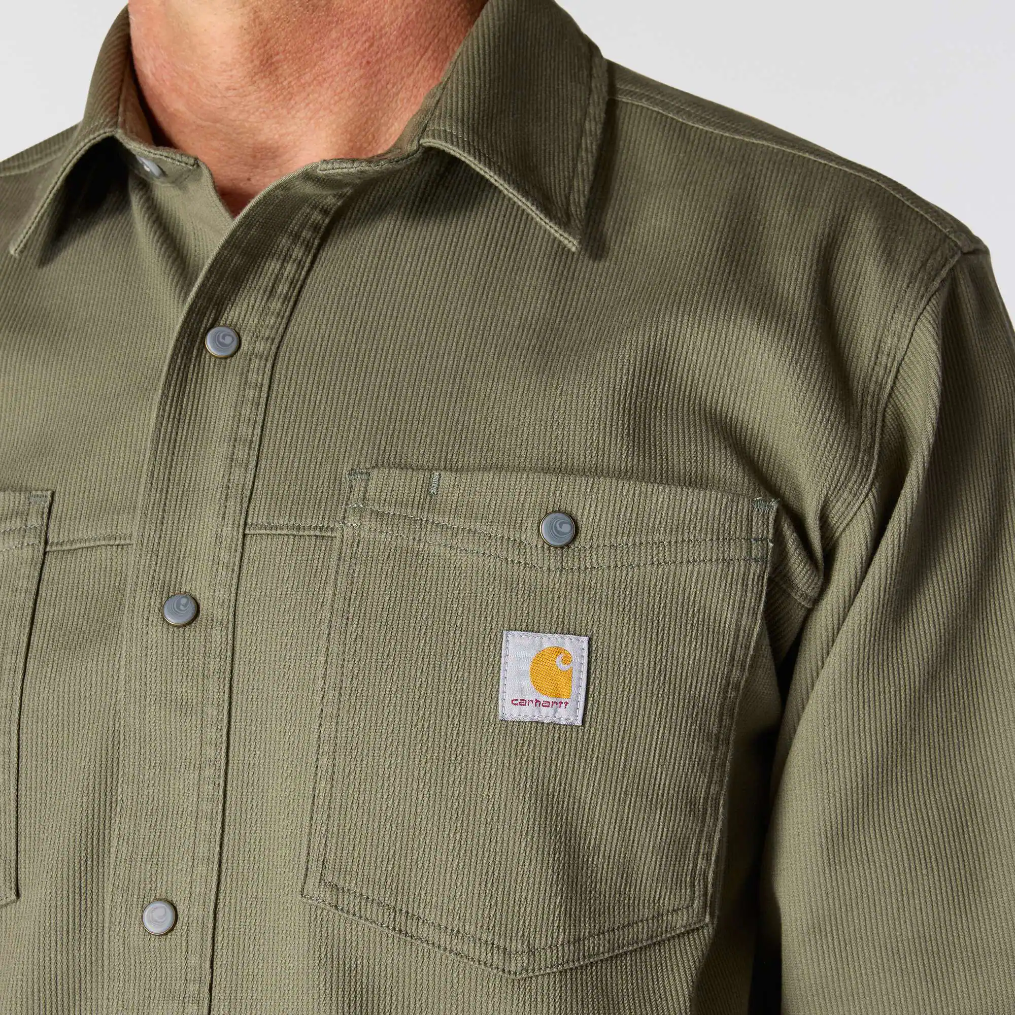 Montana Rugged Flex™ Relaxed Fit Corduroy Long-Sleeve Shirt