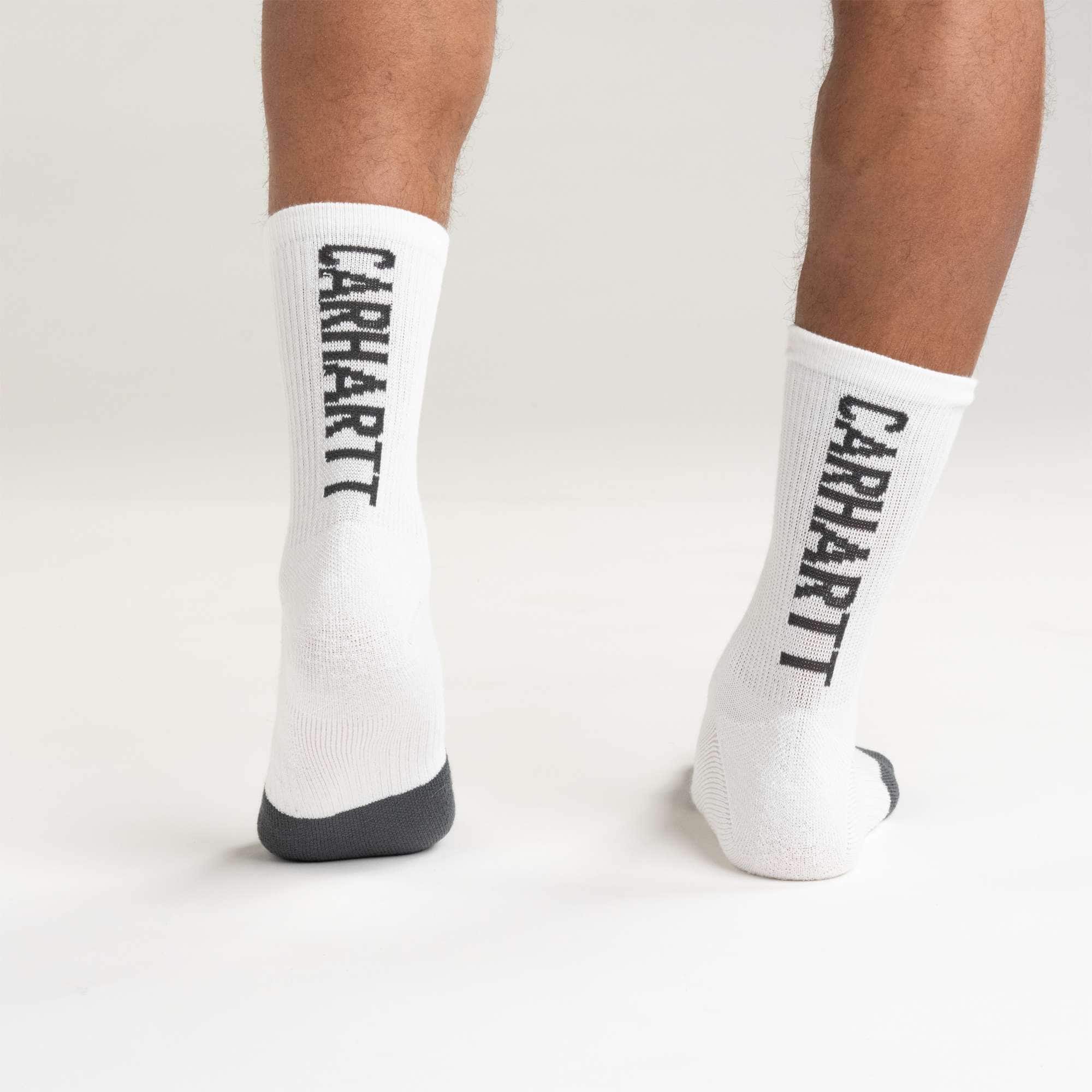 Carhartt Force® Midweight Logo Short Crew Sock 3-Pack