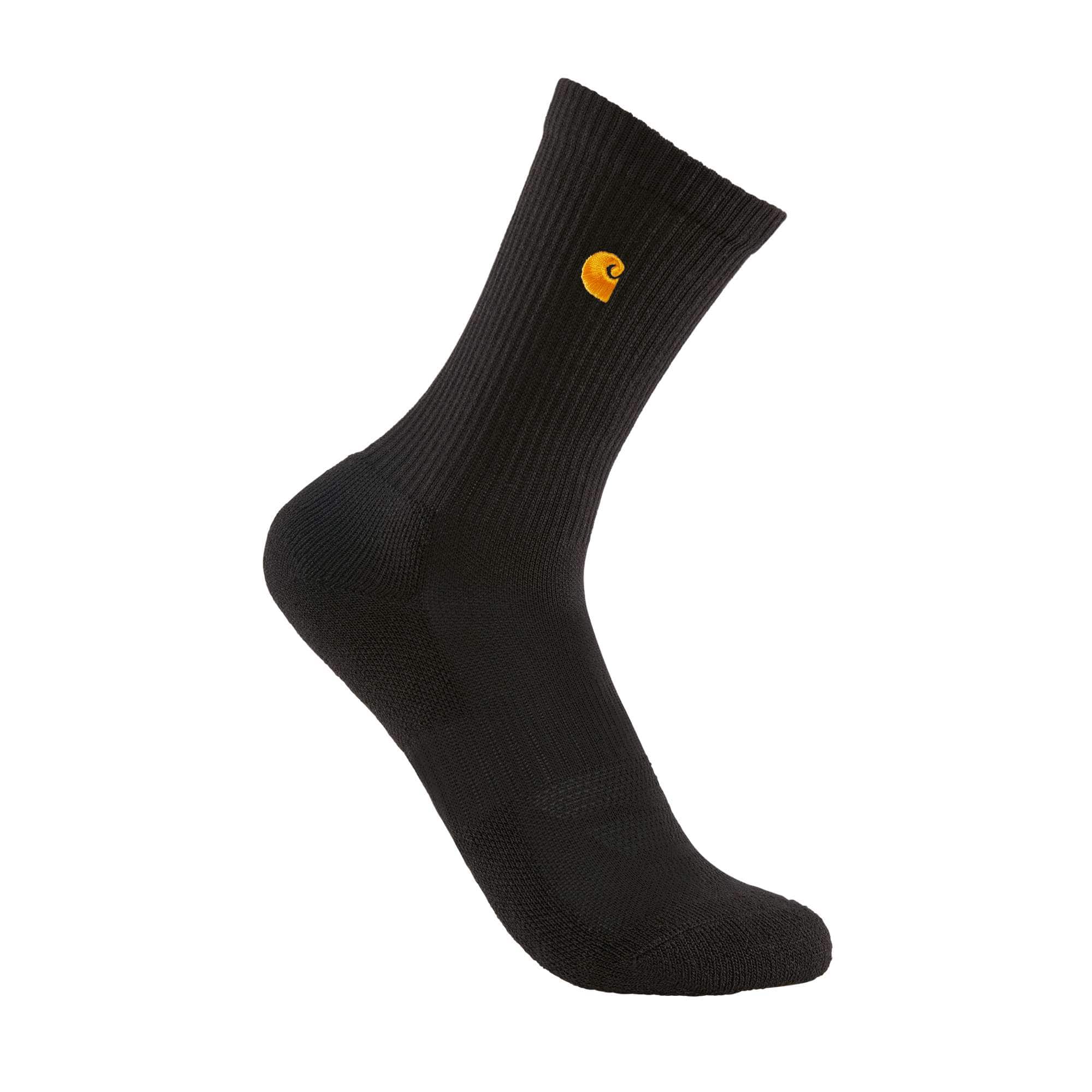 Kids' Midweight Embroidered Crew Sock 4-Pack (Youth)