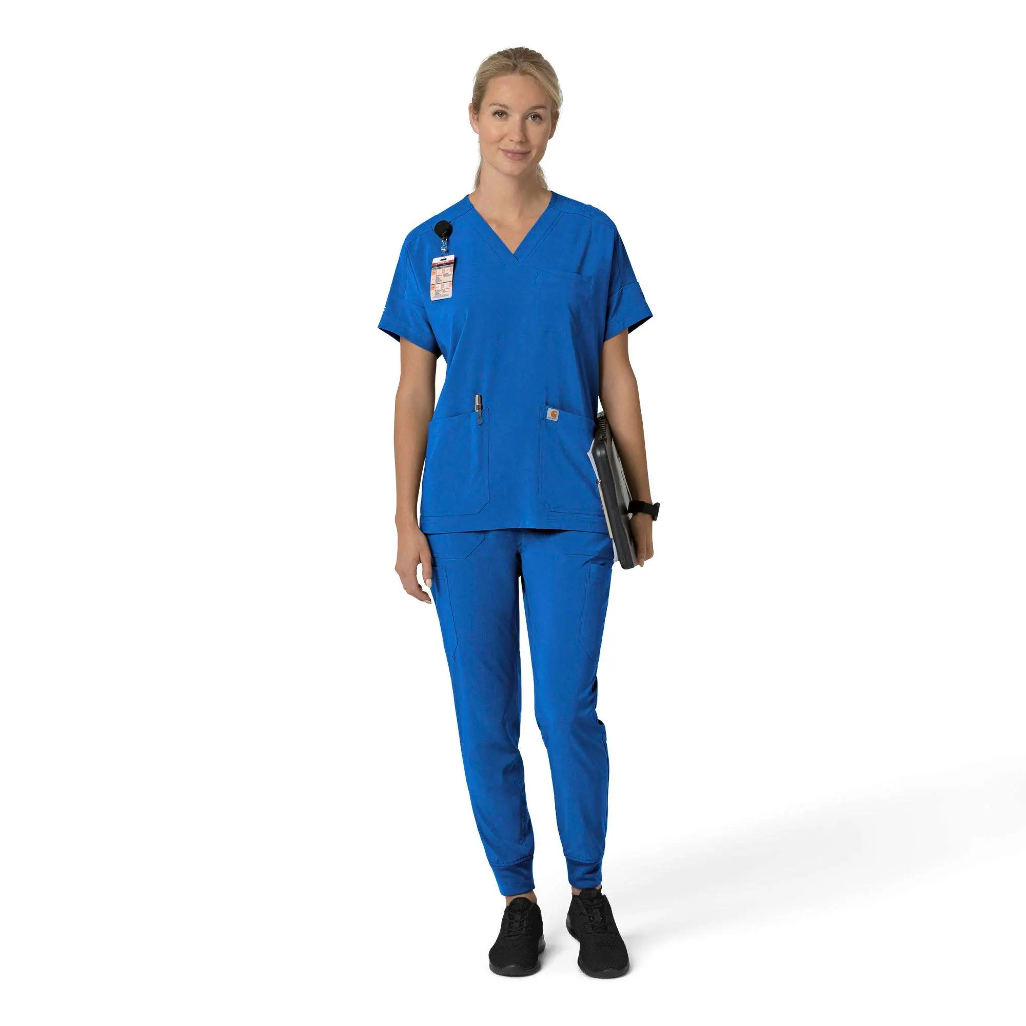 Women's Force Cross-Flex  Oversized V-Neck Scrub Top