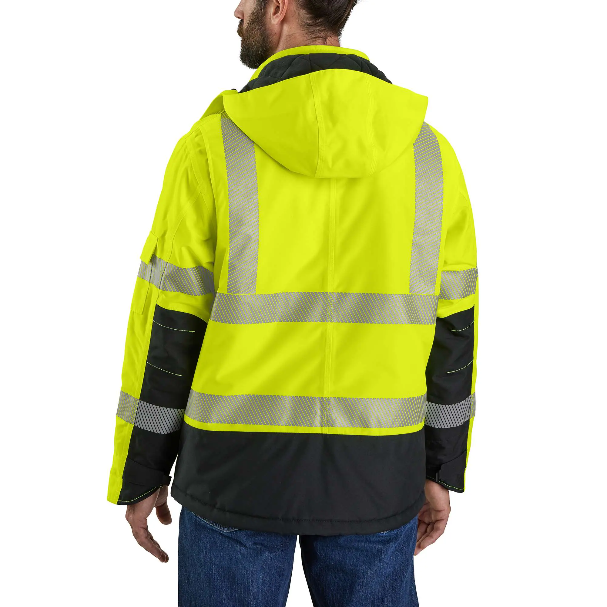 High-Visibility Waterproof Class 3 Sherwood Jacket - 4 Extreme Warmth Rating
