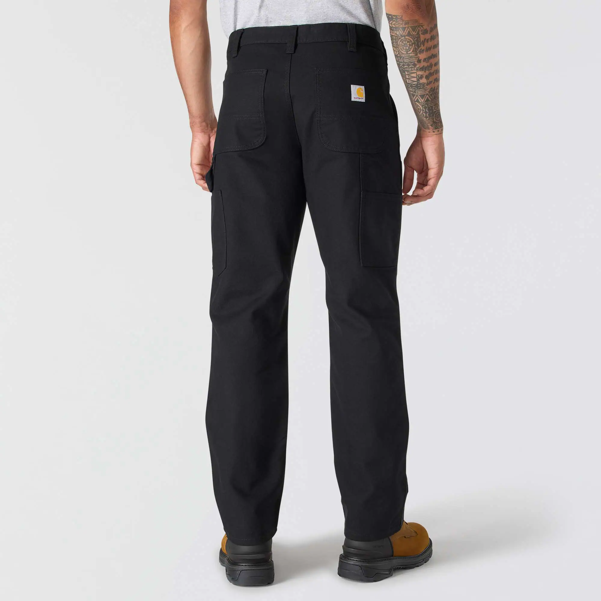Relaxed Straight Rugged Flex® Duck Double-Front Dungaree