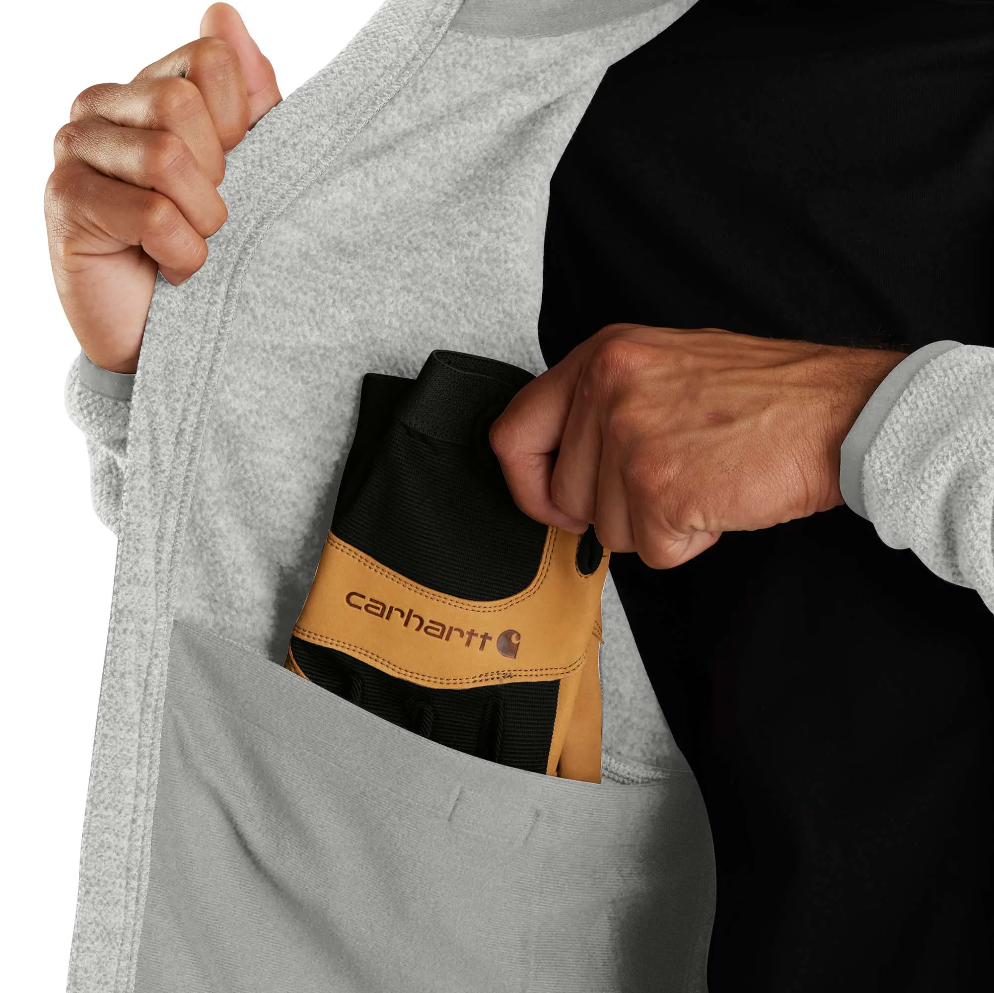 Full-Zip Relaxed Fit Fleece Jacket - 1 Warm Rating