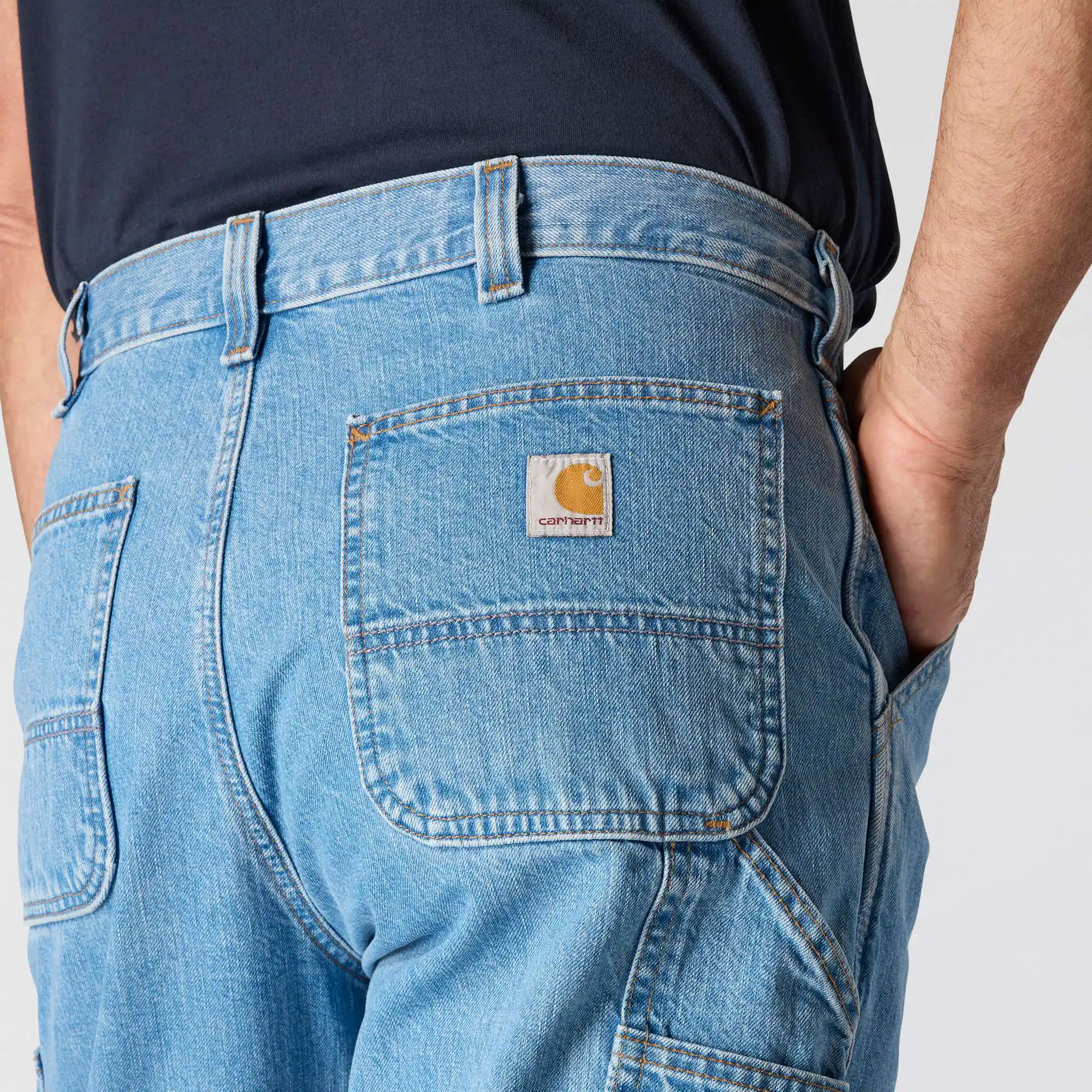 Loose Straight Denim Dungaree