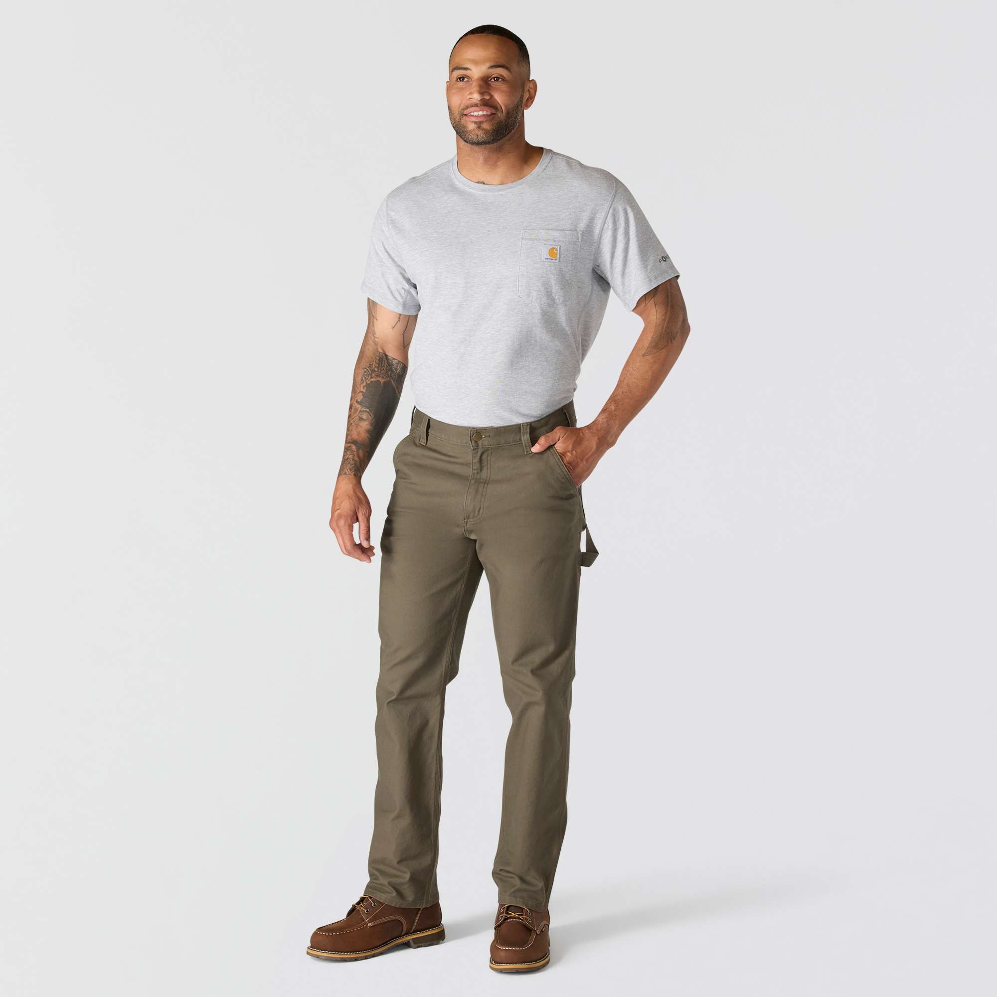 Relaxed Straight Rugged Flex® Duck Dungaree